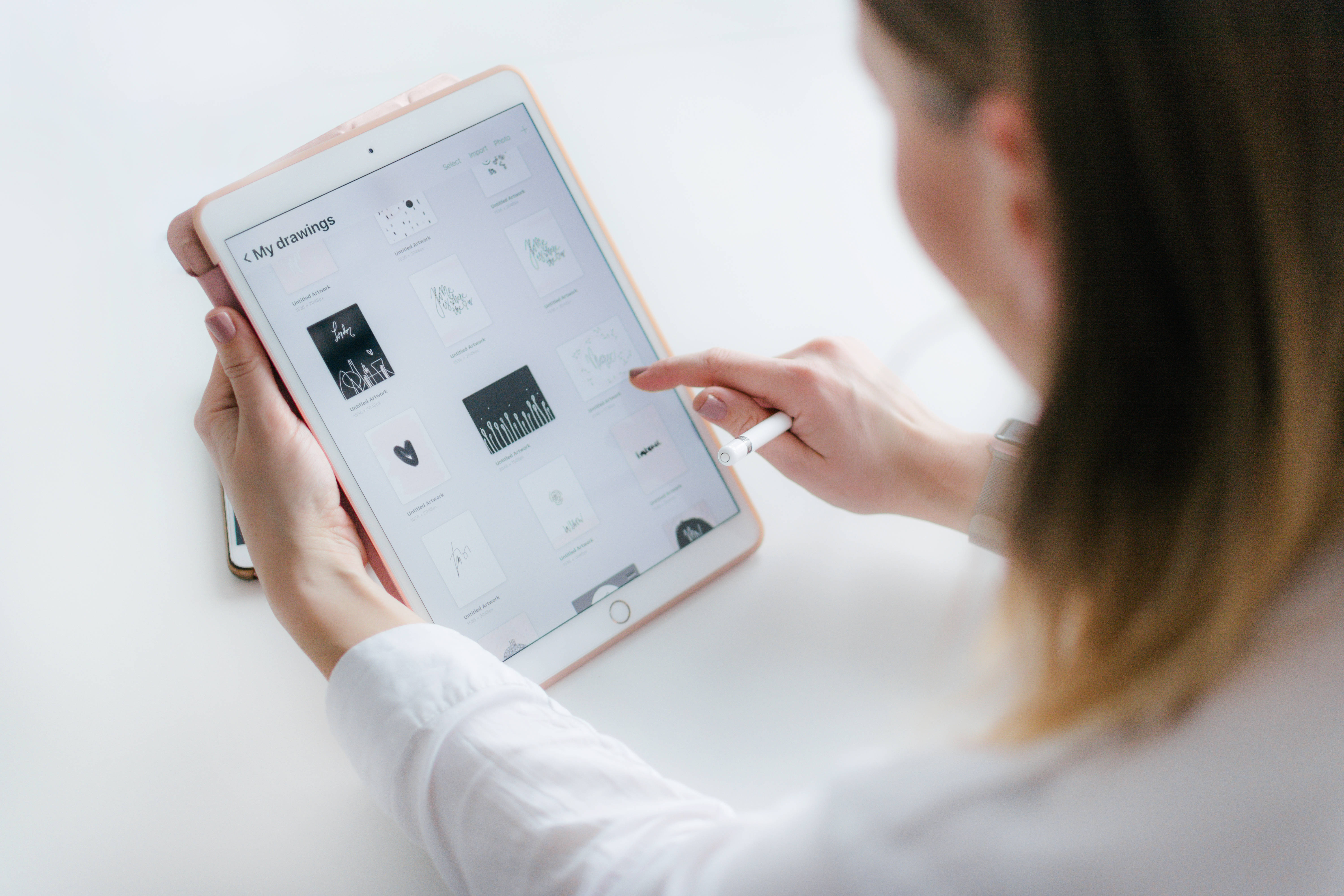 使用中のApple iPad Pro 壁紙