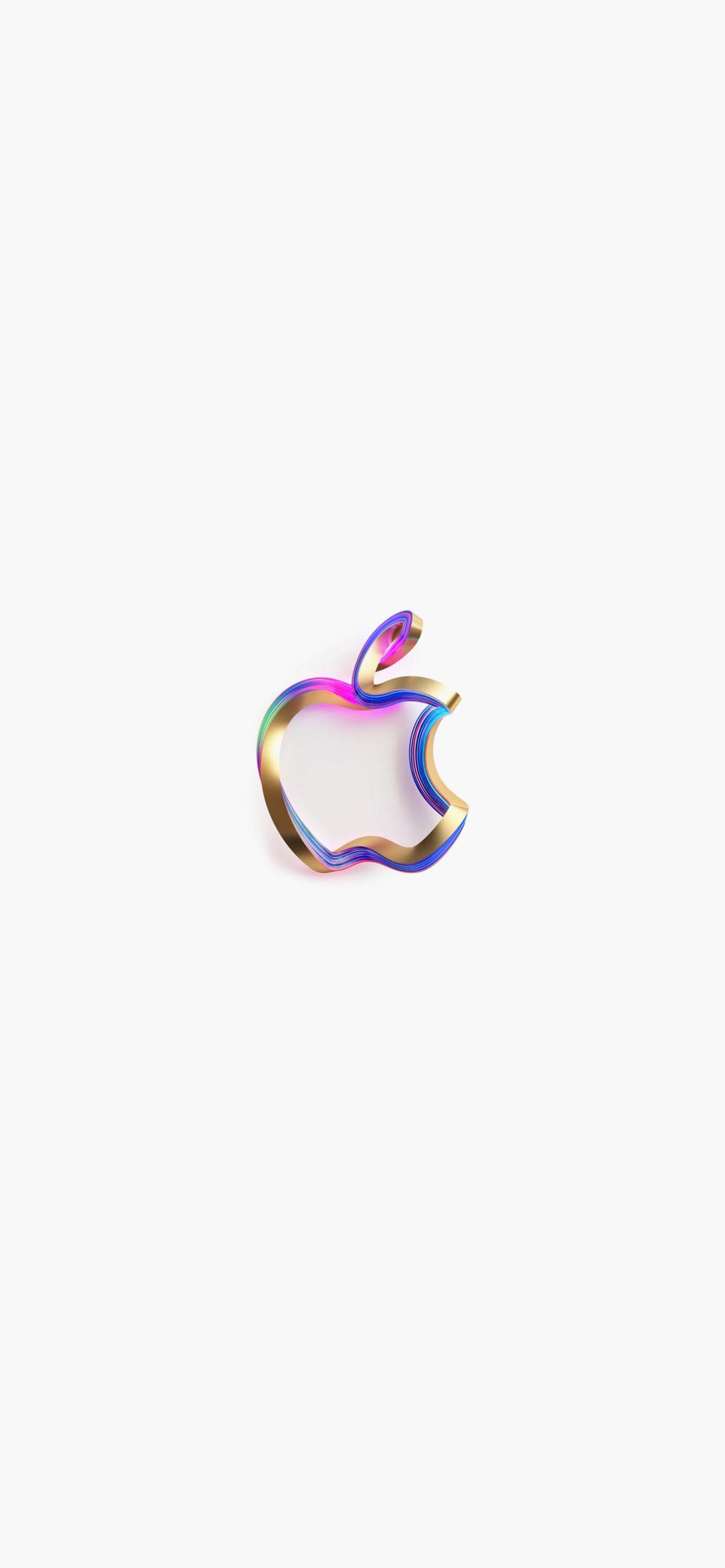 ゴールデンAppleロゴ iPhone 壁紙