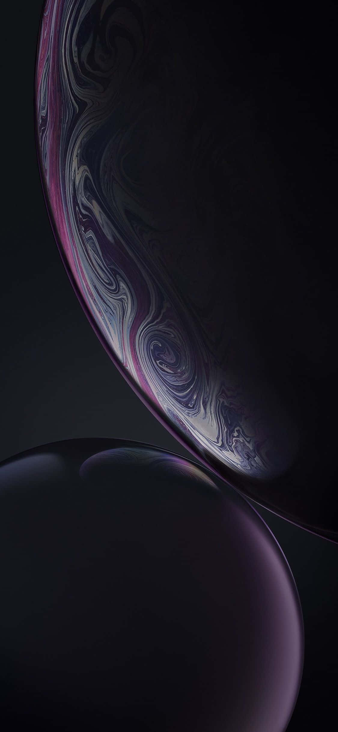 Apple iPhone XS バブル抽象 壁紙