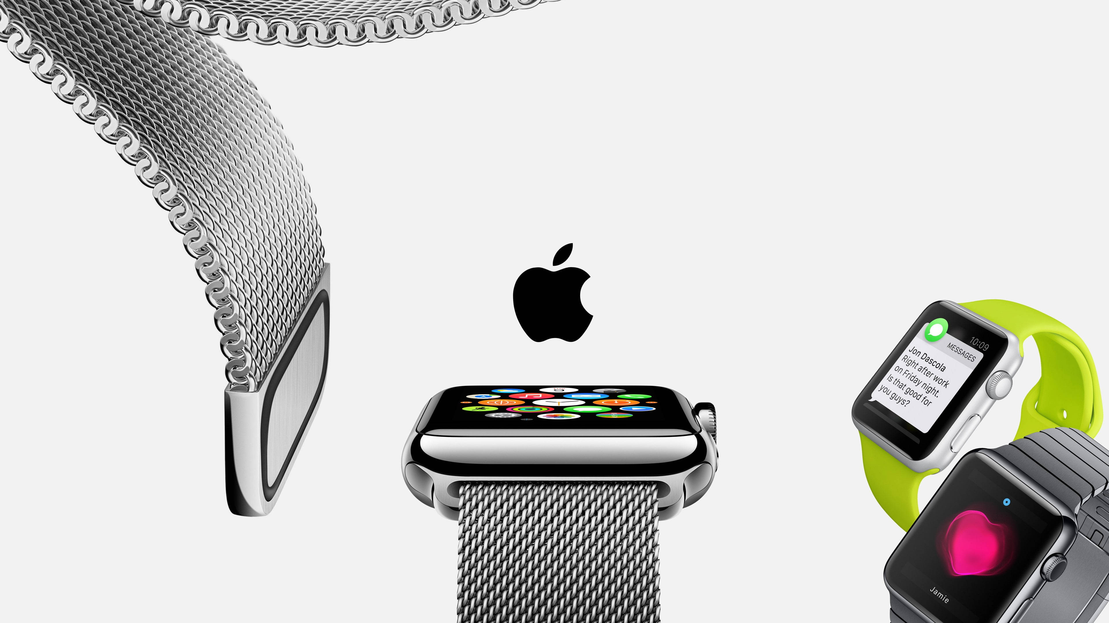 Apple Watch クロームメッシュメタルバンド 壁紙