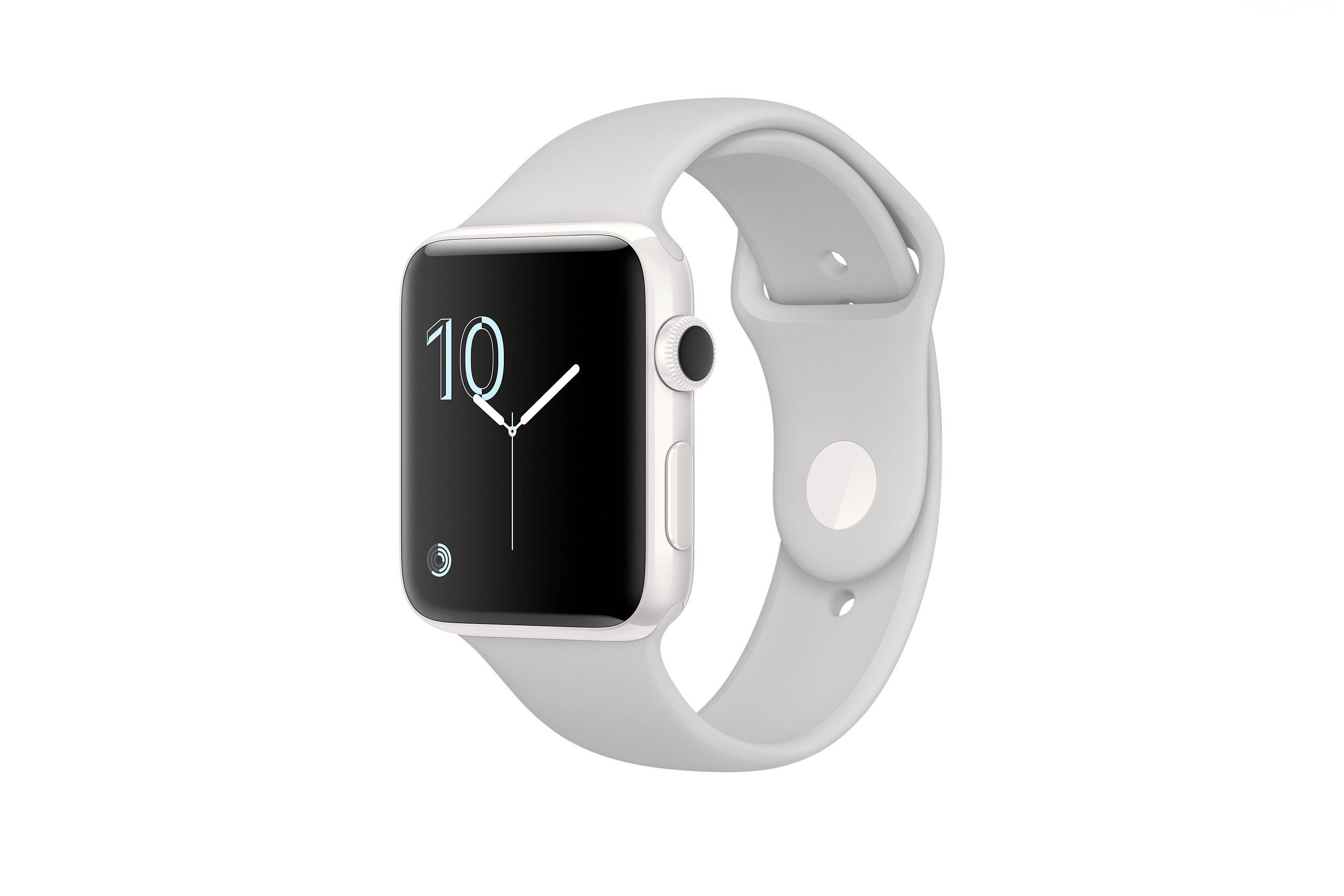 Apple Watch Clean Signature White Bezel 壁紙
