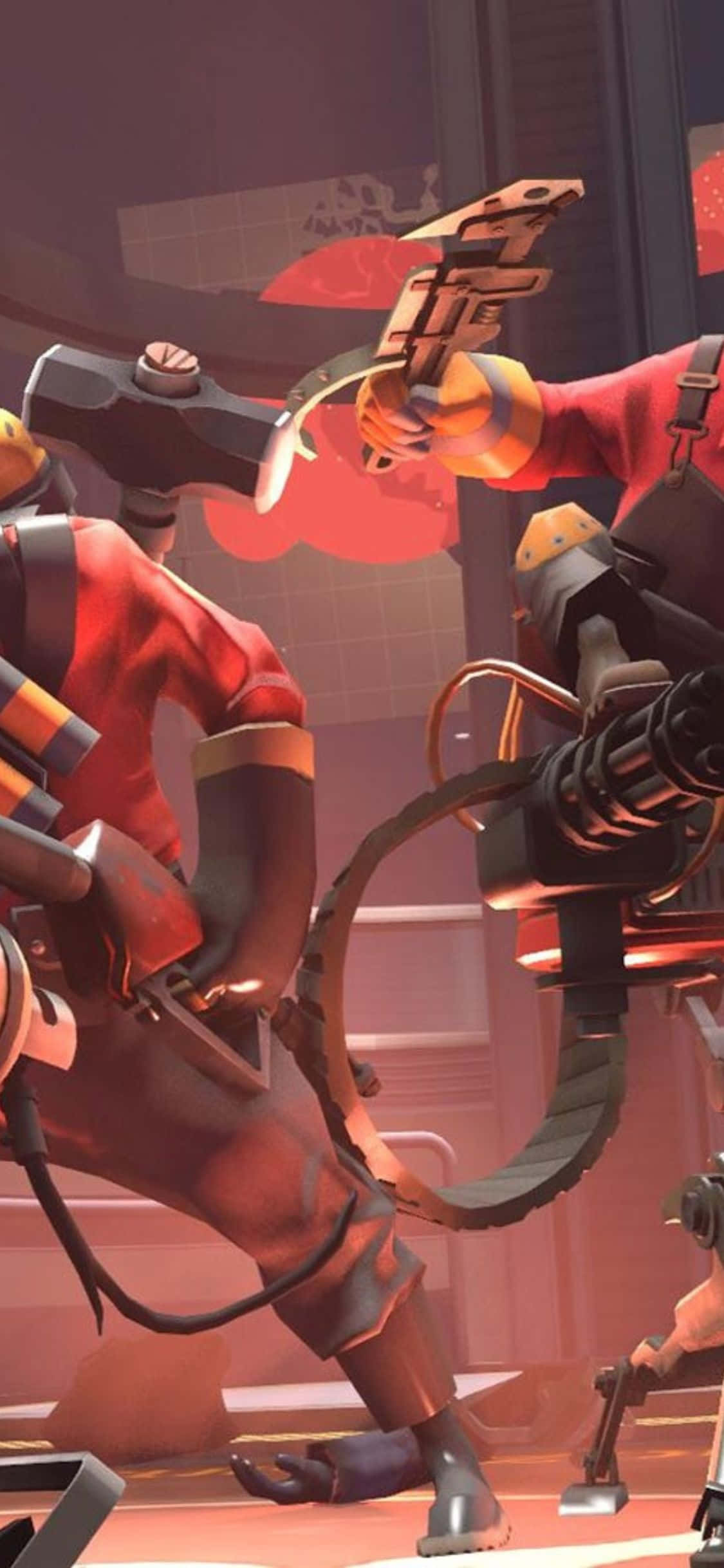 AppleとValveのTeam Fortress 2をiPhone Xsで装備しよう 壁紙