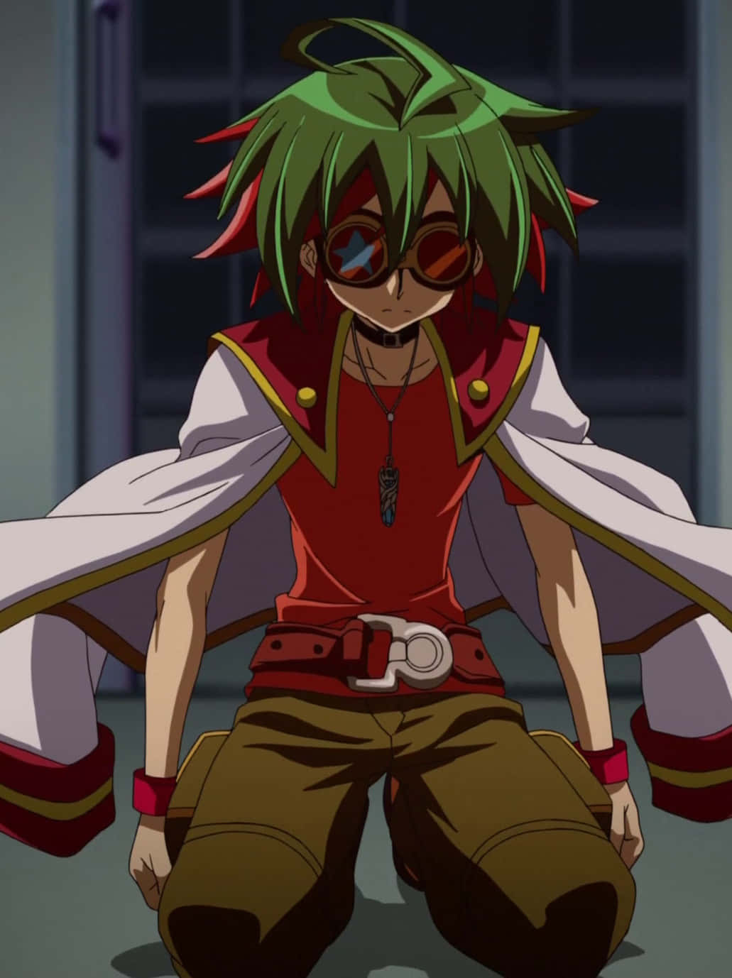 自信に満ちた榊遊矢とデュエルディスク - 遊戯王ARC-V 壁紙