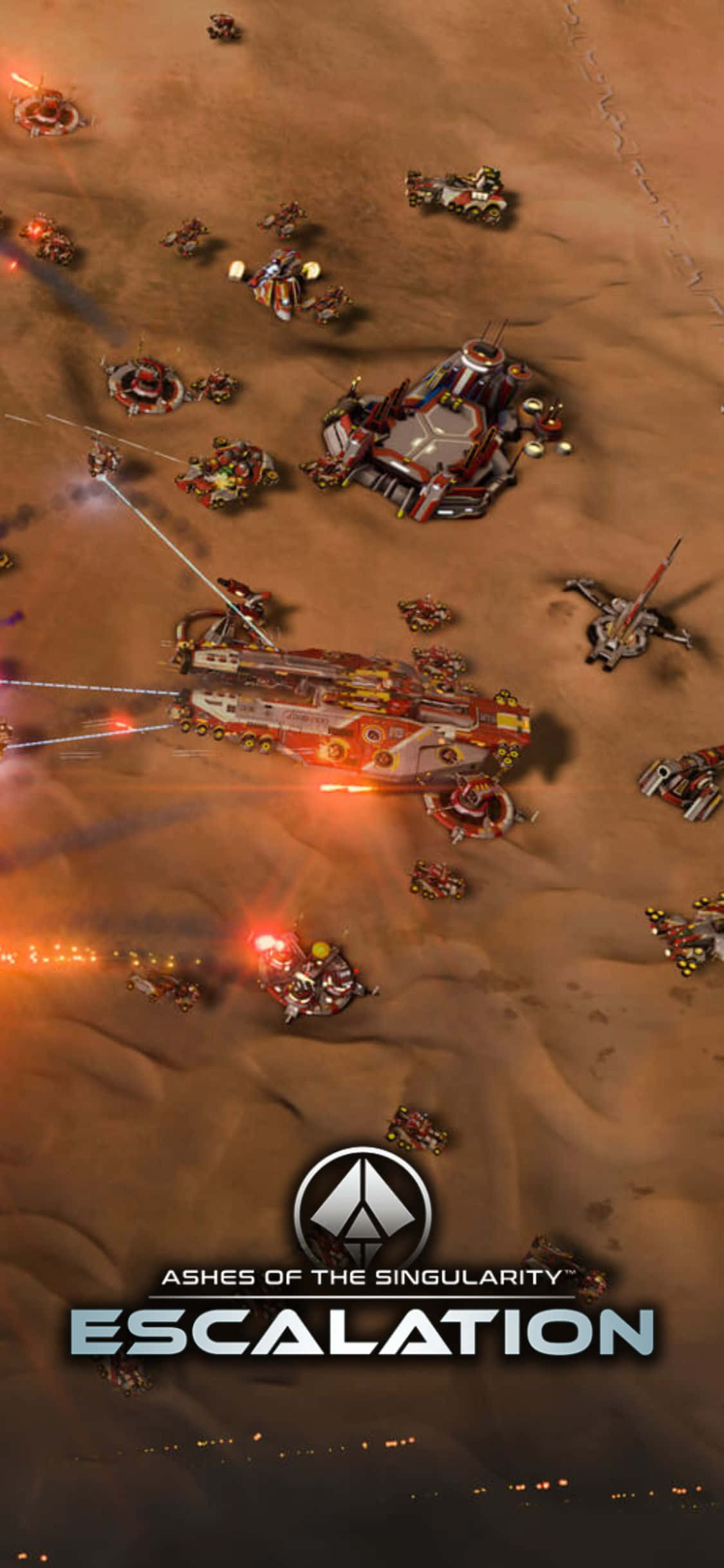 『Ashes of the Singularity Escalation』の緊迫したハイテク世界へ 壁紙