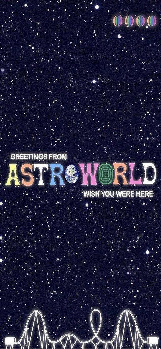 Astroworld iPhoneグリーティングカード 星空の夜 壁紙