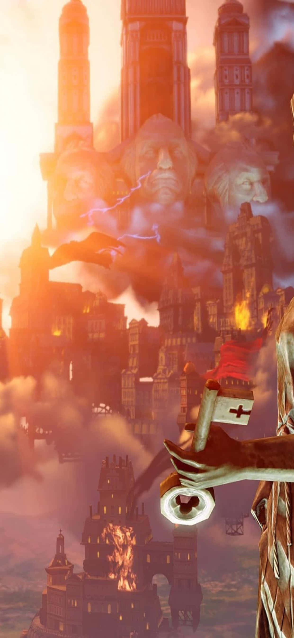 Battleground iPhone Xs Max Bioshock Infinite 背景 壁紙