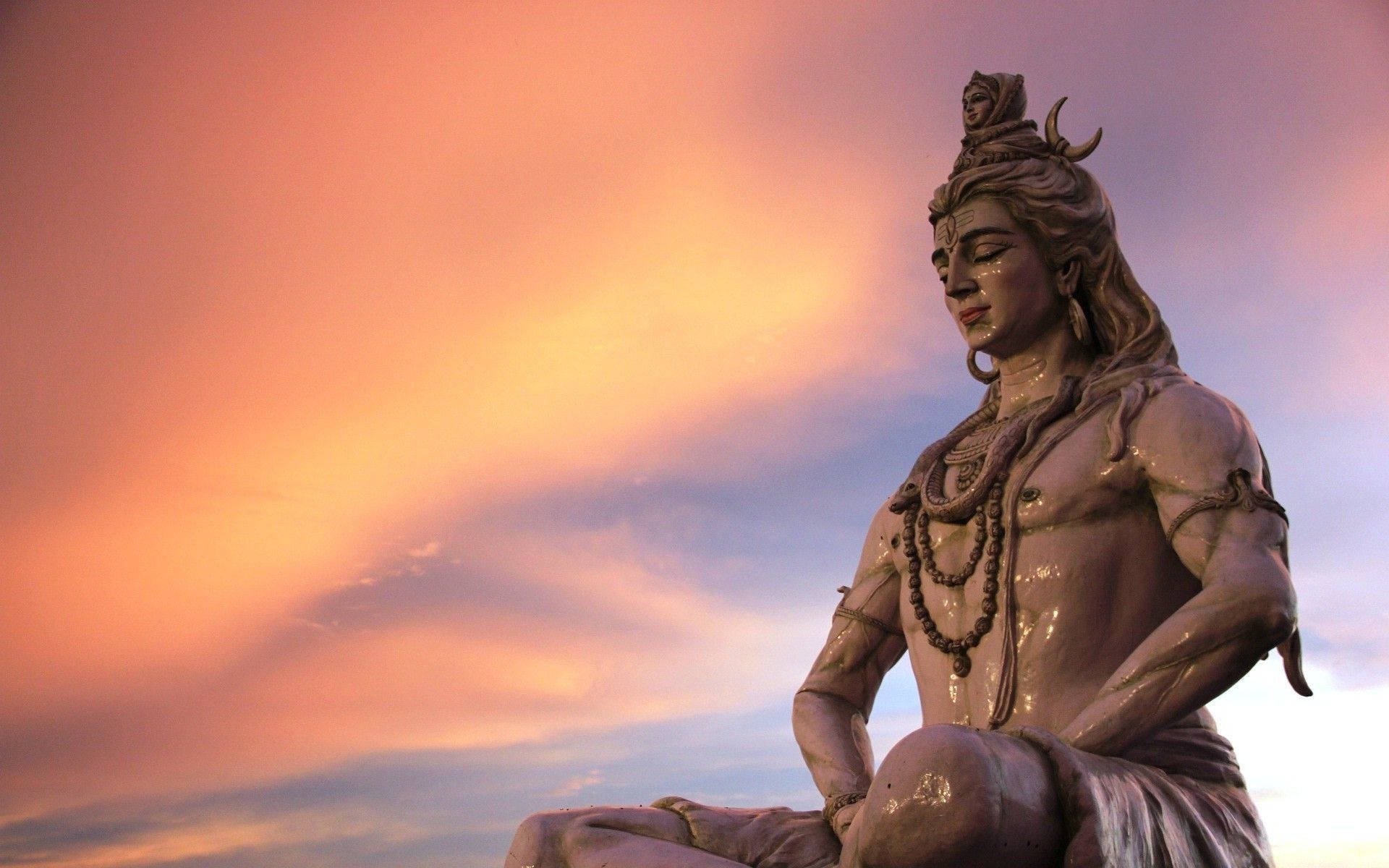 Bholenath HD シヴァ瞑想 夕日 壁紙