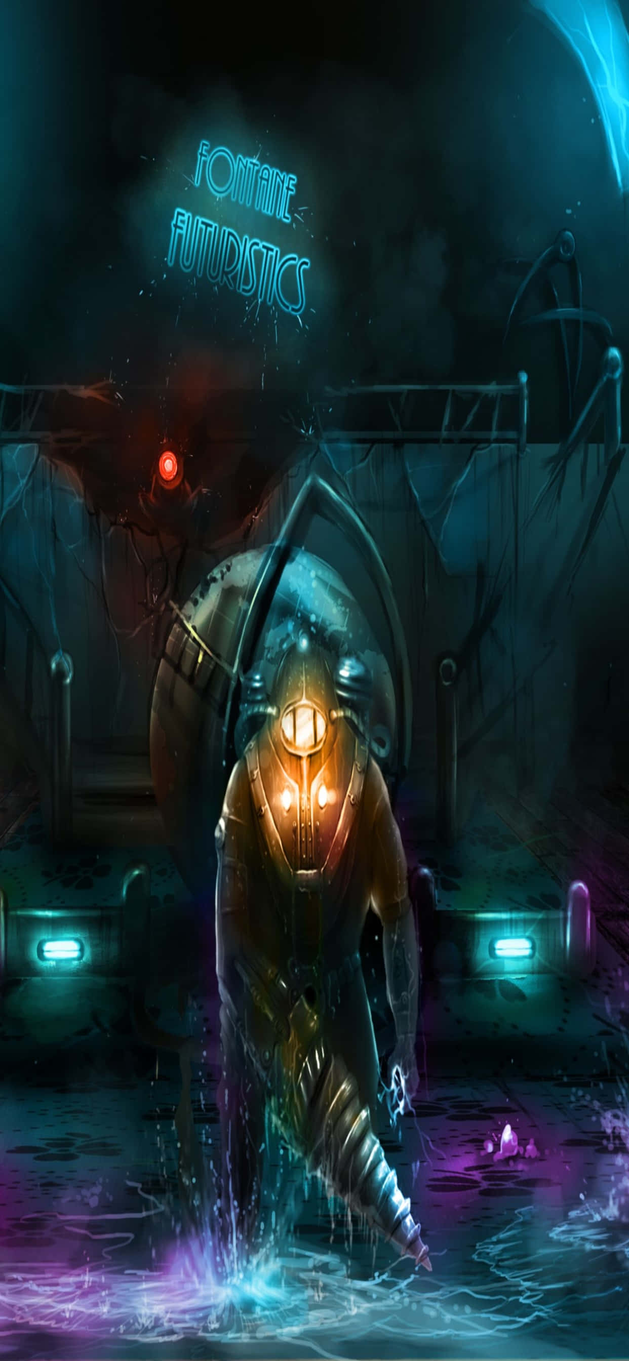 魅惑的なBioshock Infinite背景 for iPhone XS Max 壁紙