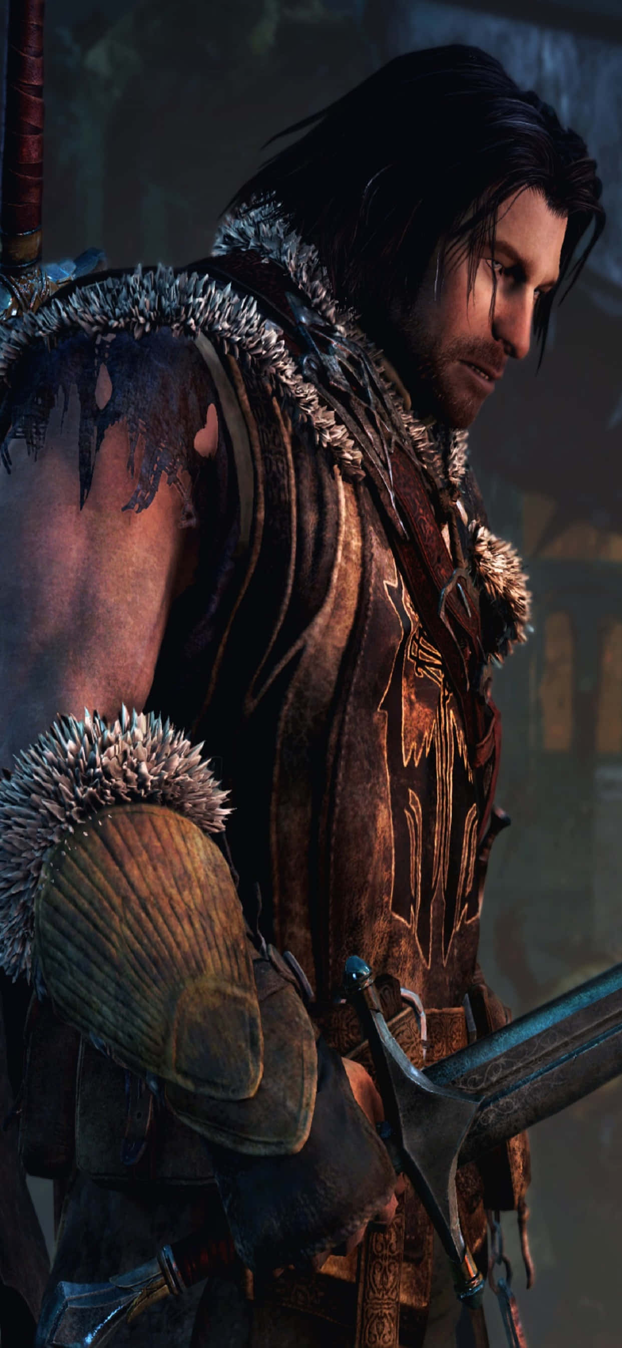 Black Gate Armor iPhone Xs Max Shadow Of Mordor 背景 壁紙