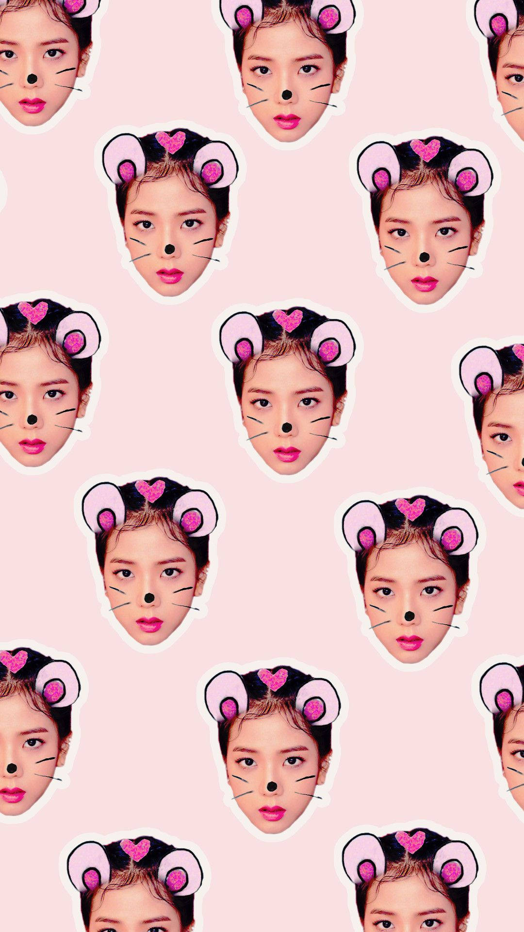 Black Pinkのジスがパターンスタイルを披露 壁紙