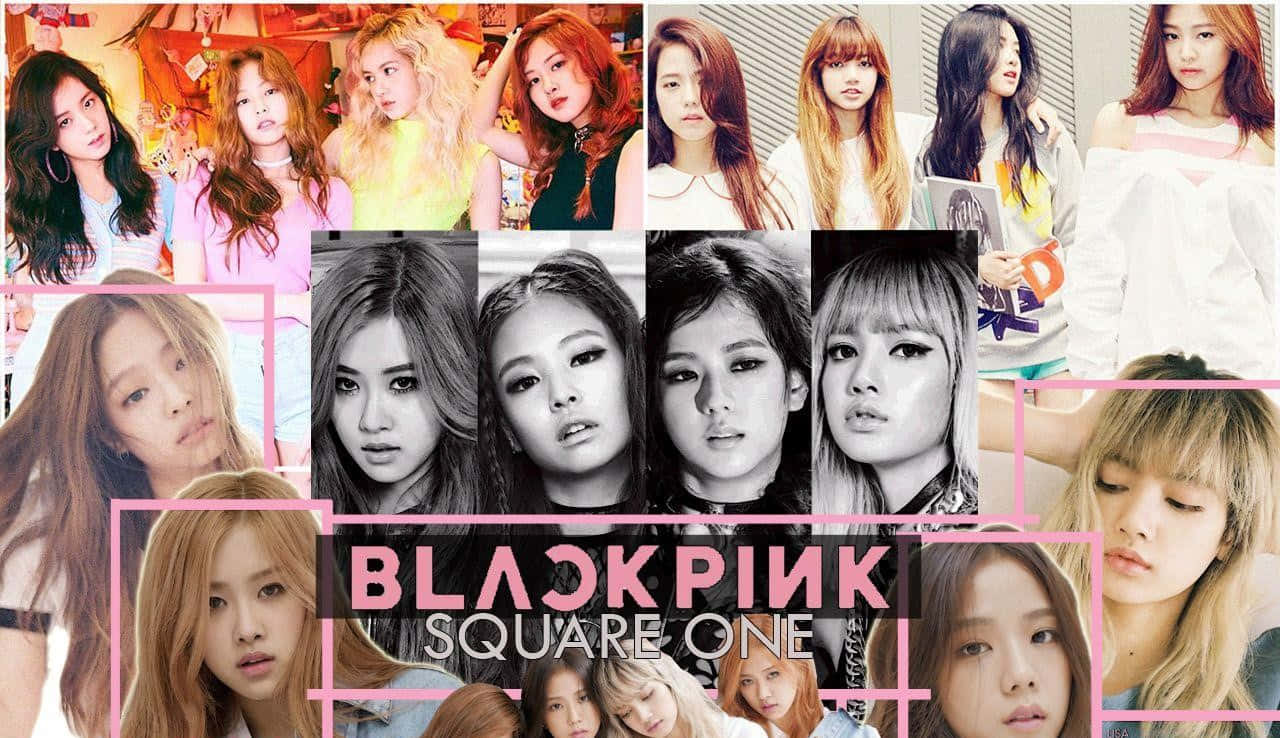 BLACKPINK Square One - 少女たちのコラージュ 壁紙