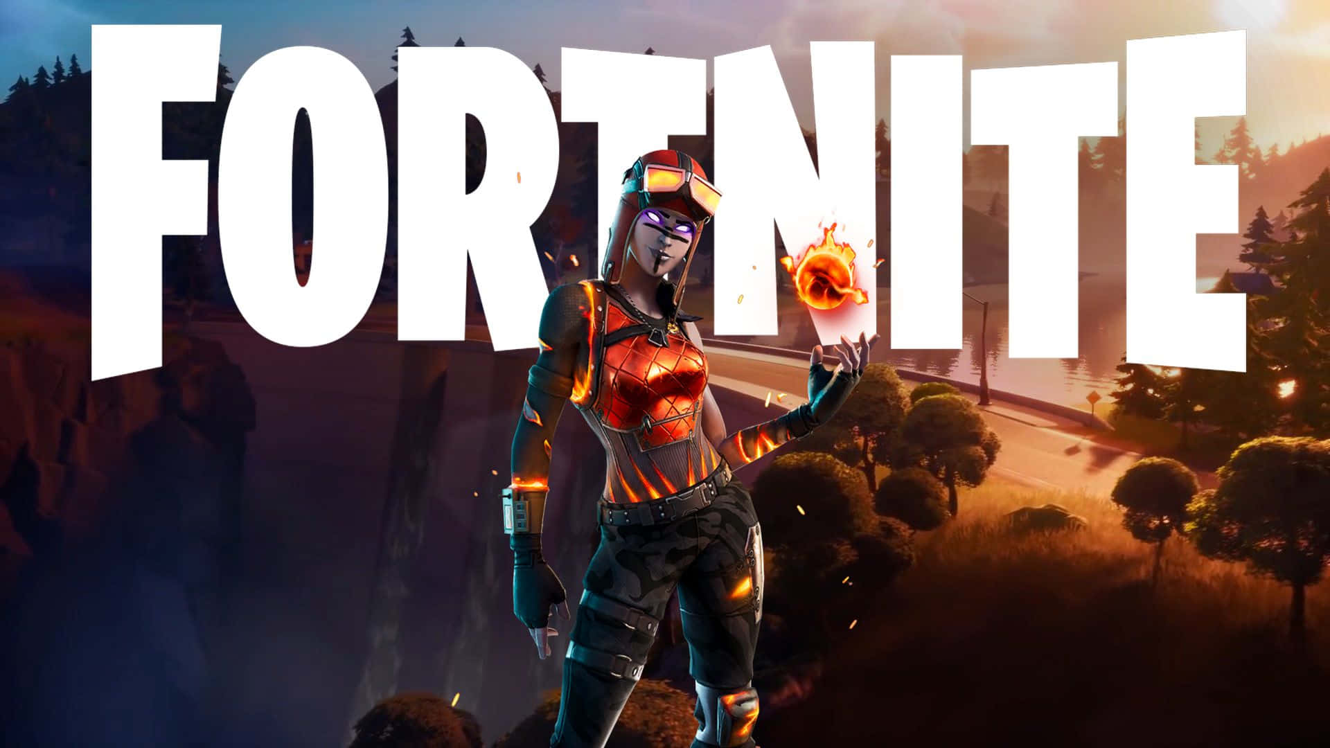 Blaze Fortniteアウトフィット Fortniteロゴ 壁紙