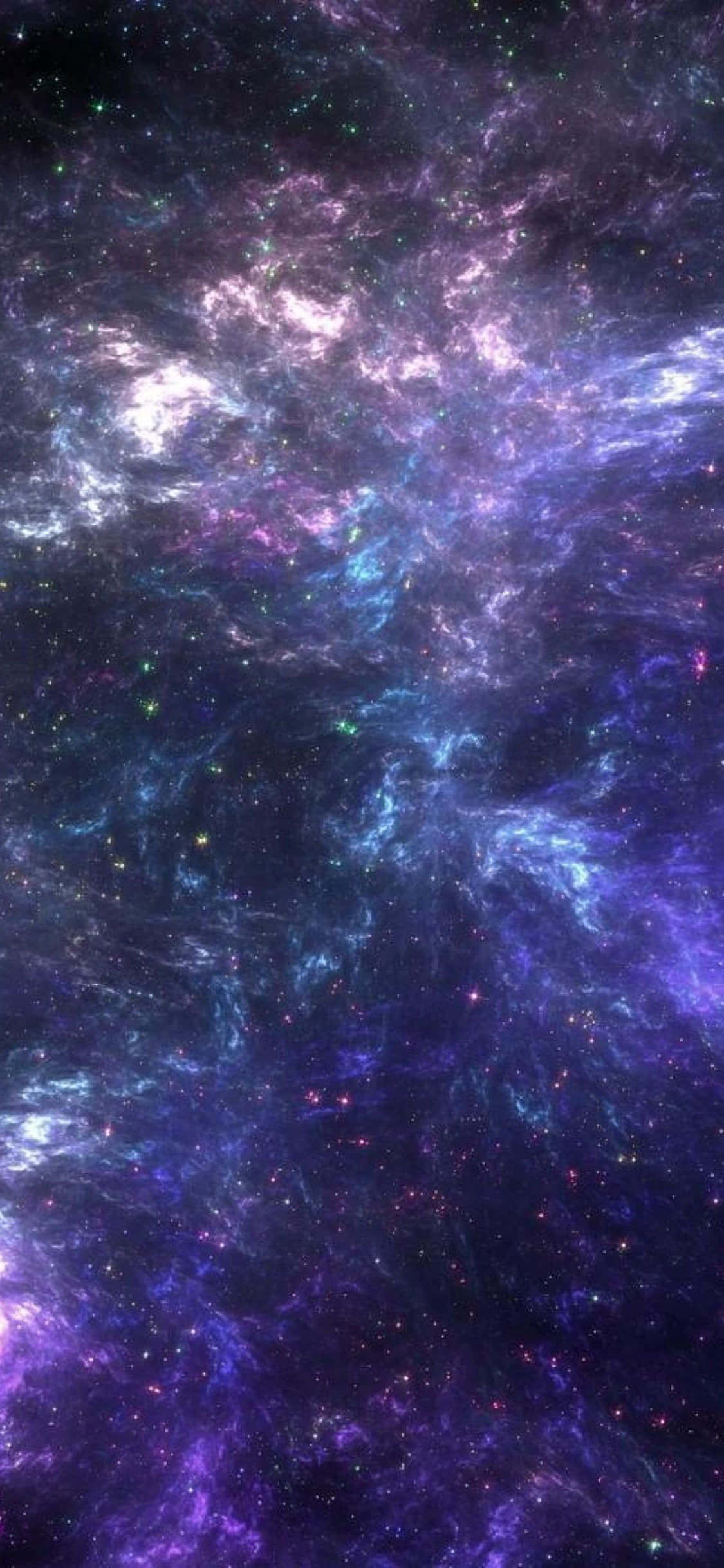 銀河探査の美しさは、Blue Galaxy iPhoneが表す無限の可能性にあります。 壁紙