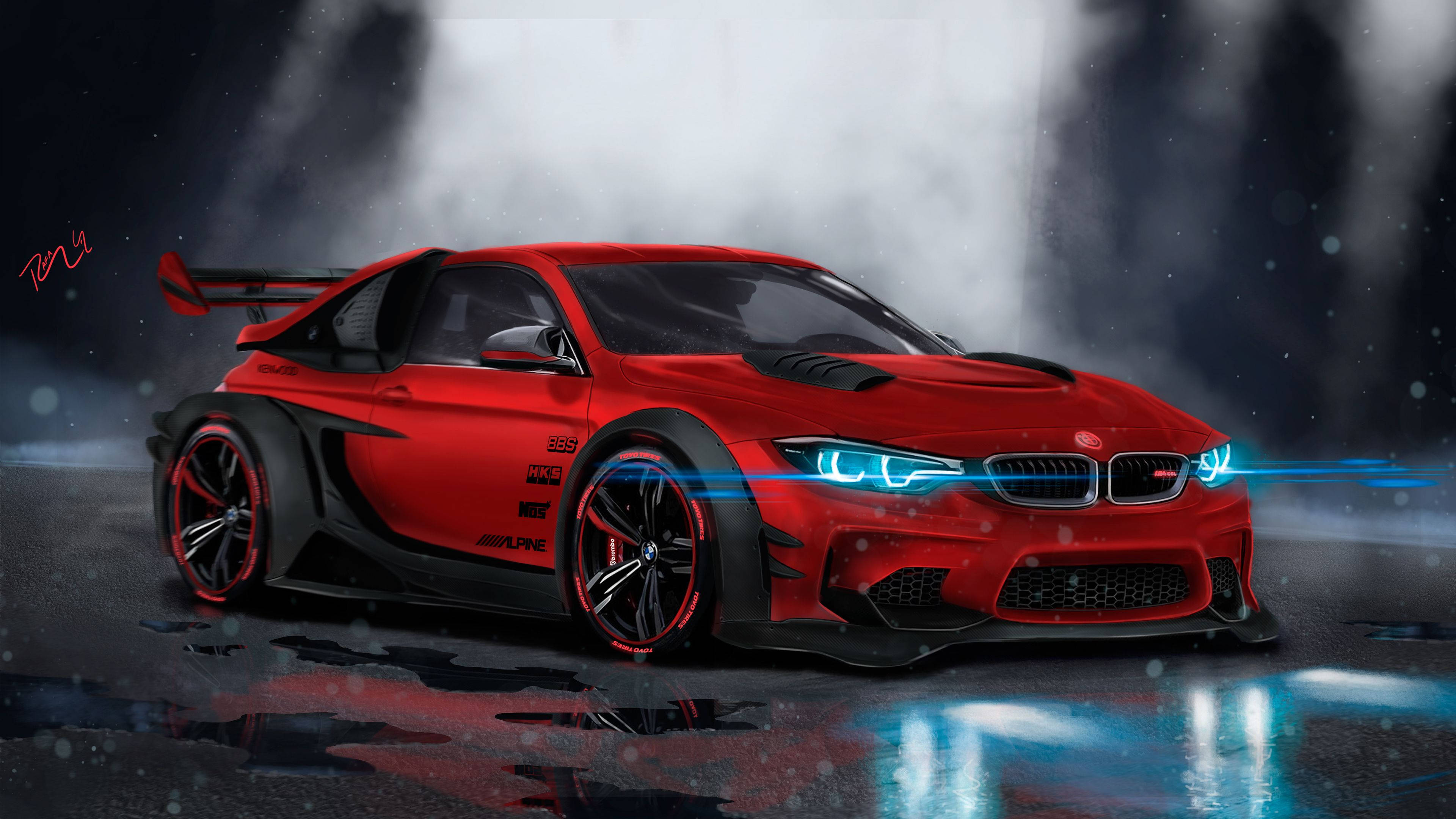 BMWコンセプトアート 4K 車 壁紙