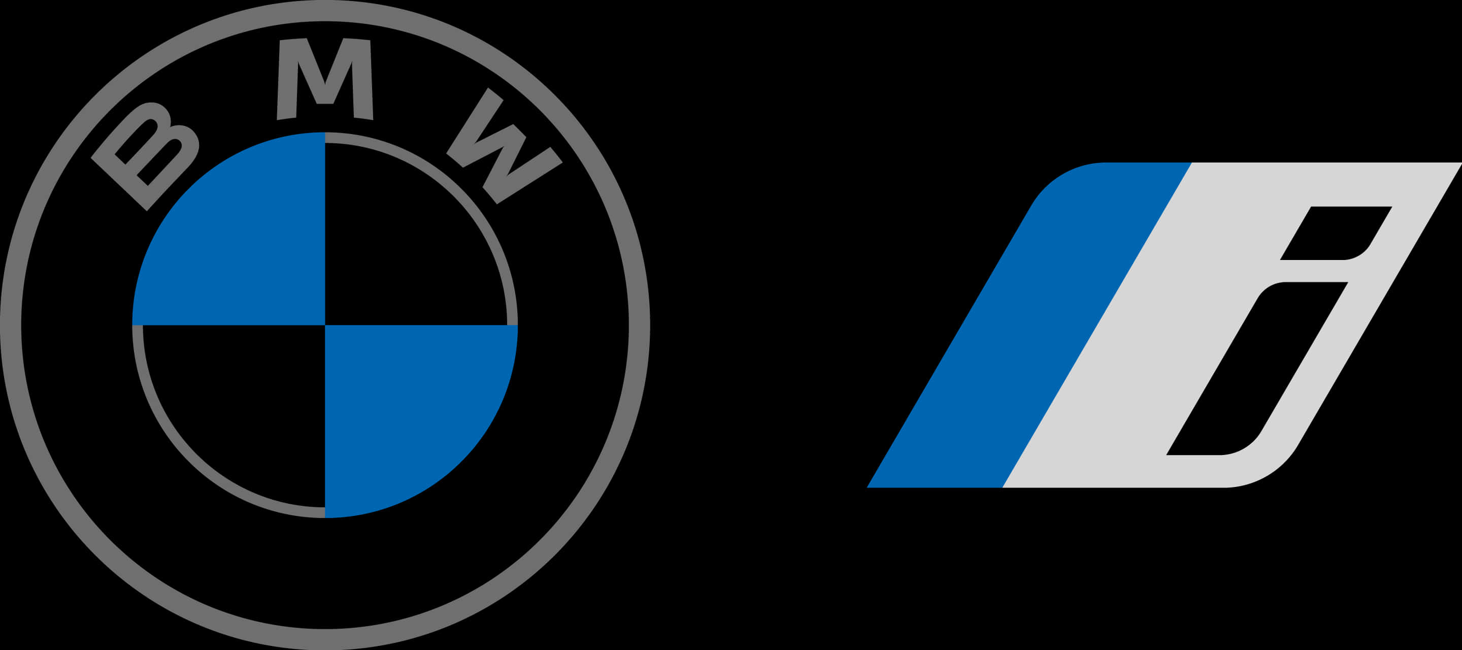 BMW 伝統のロゴと電気自動車ロゴ 壁紙