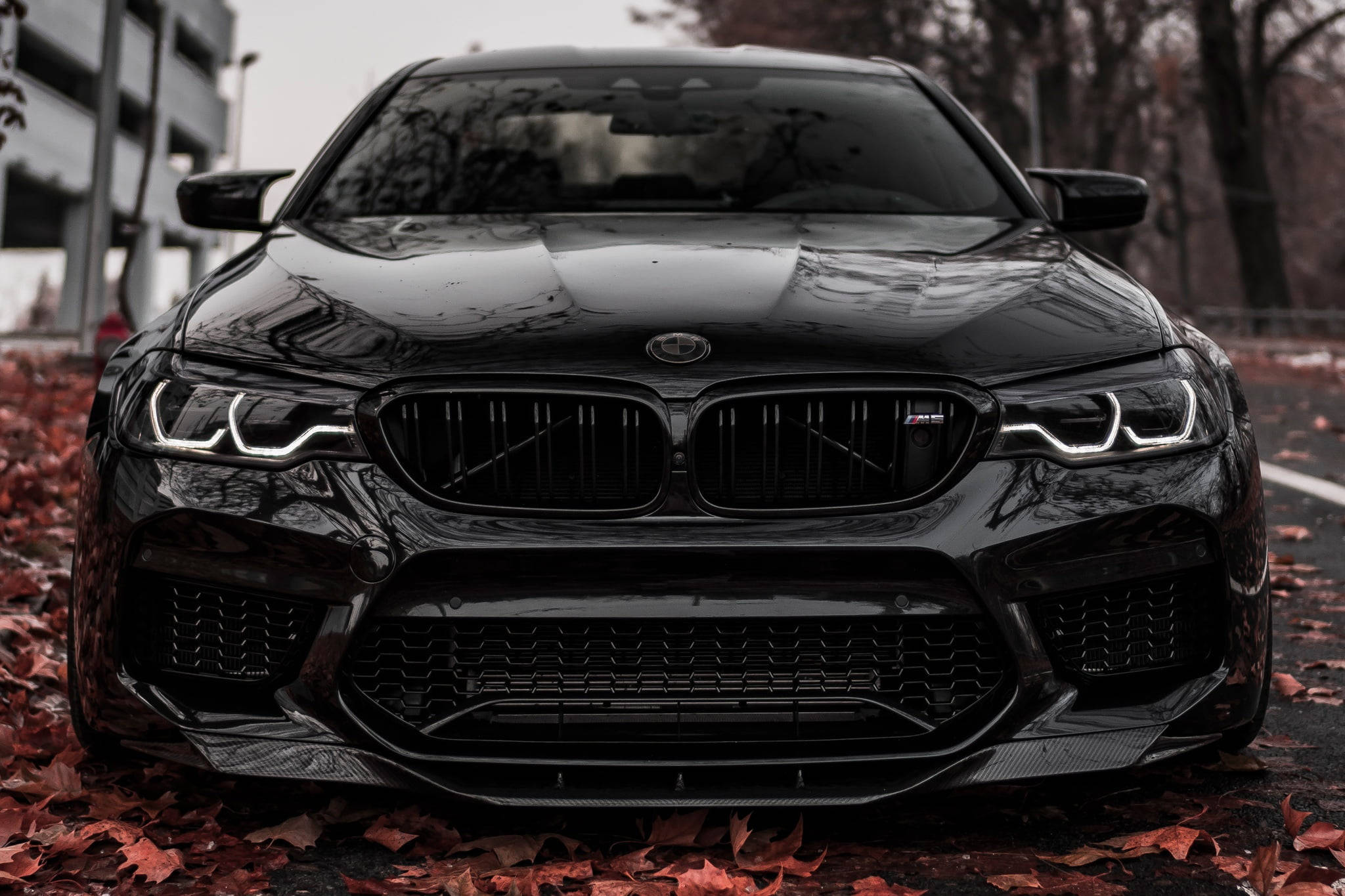 光沢ブラックBMW M5 ラップトップ 壁紙