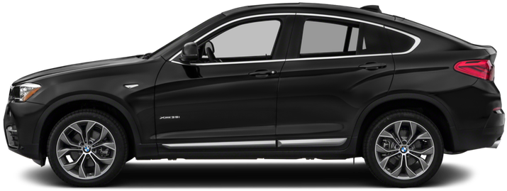黒いBMW X6 サイドビュー 壁紙