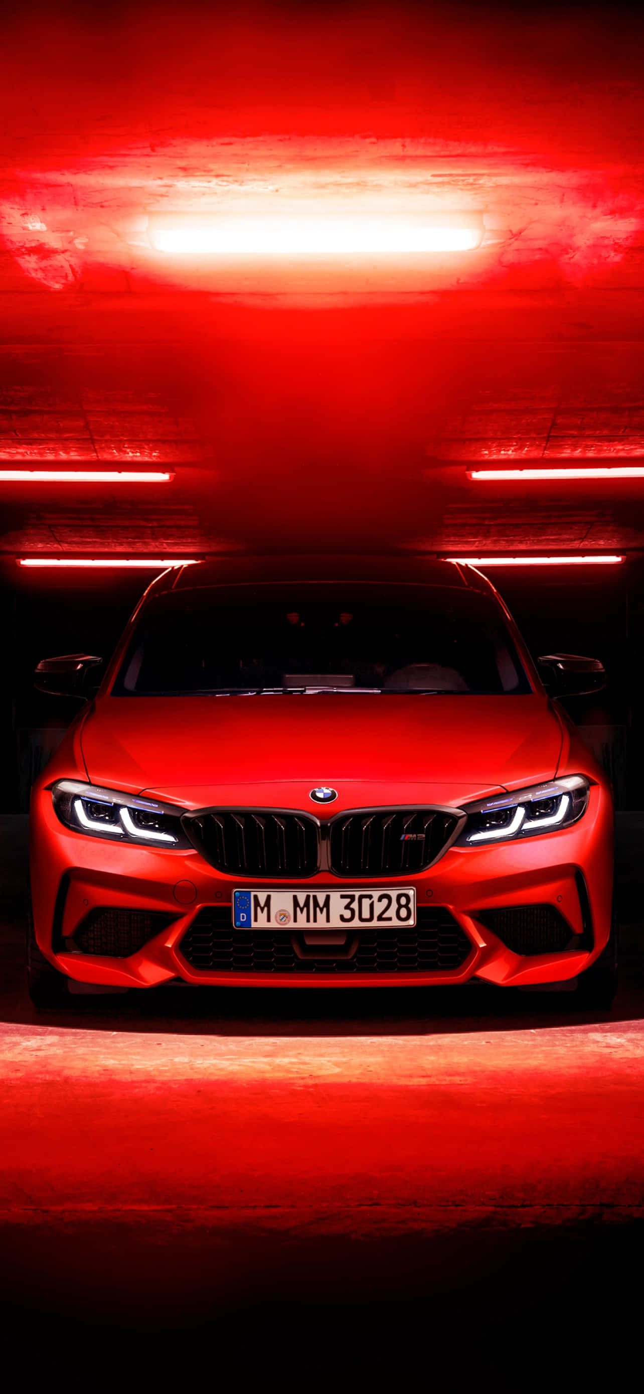 BMW 背景 鮮やかな赤色 壁紙