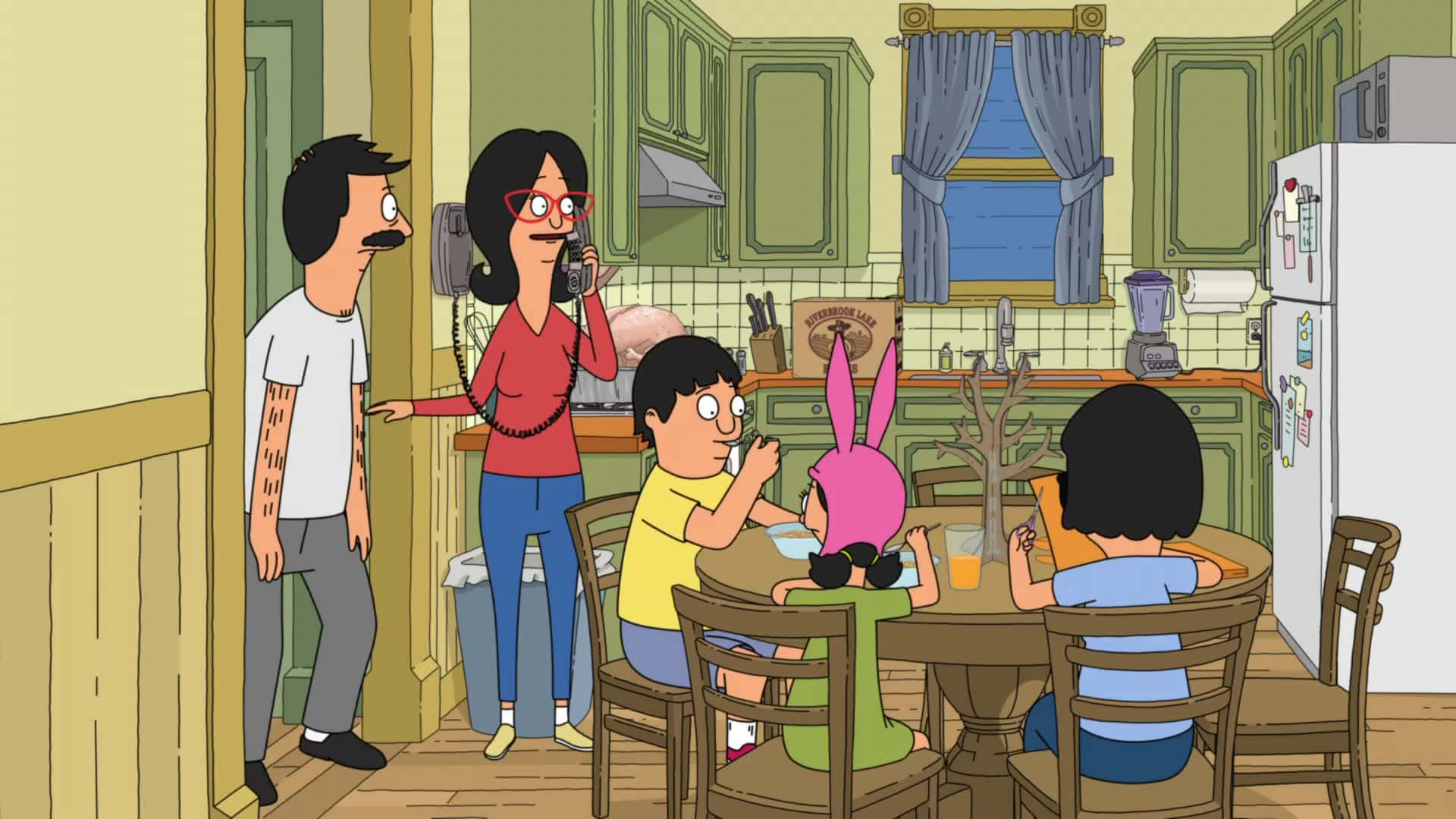 ベルチャー家のキッチン Bob's Burgers 背景 壁紙