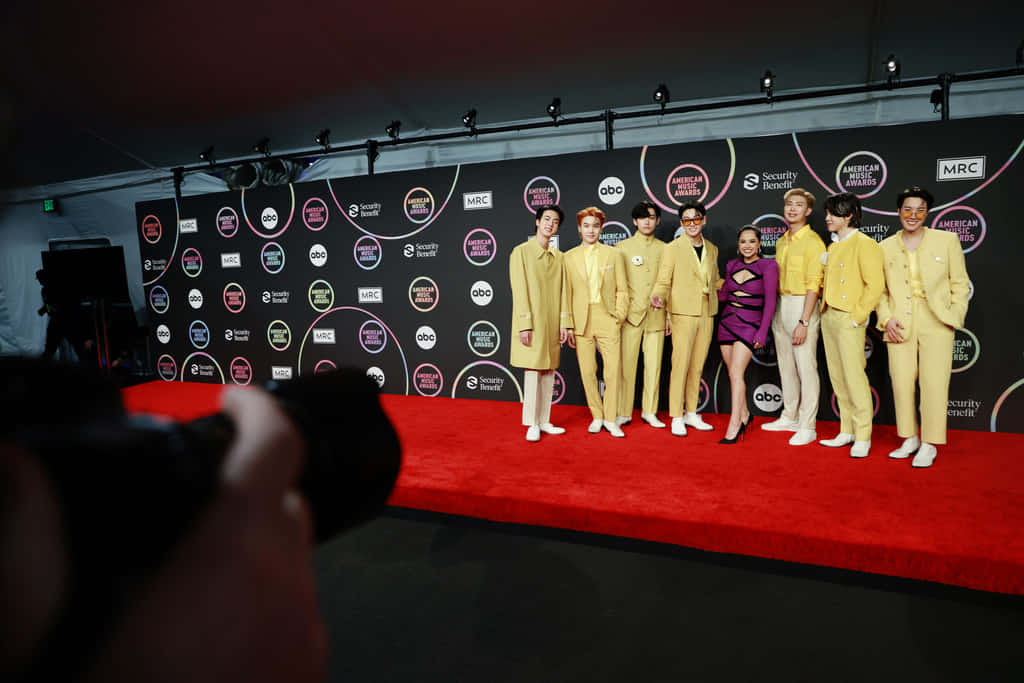BTS レッドカーペット写真 壁紙