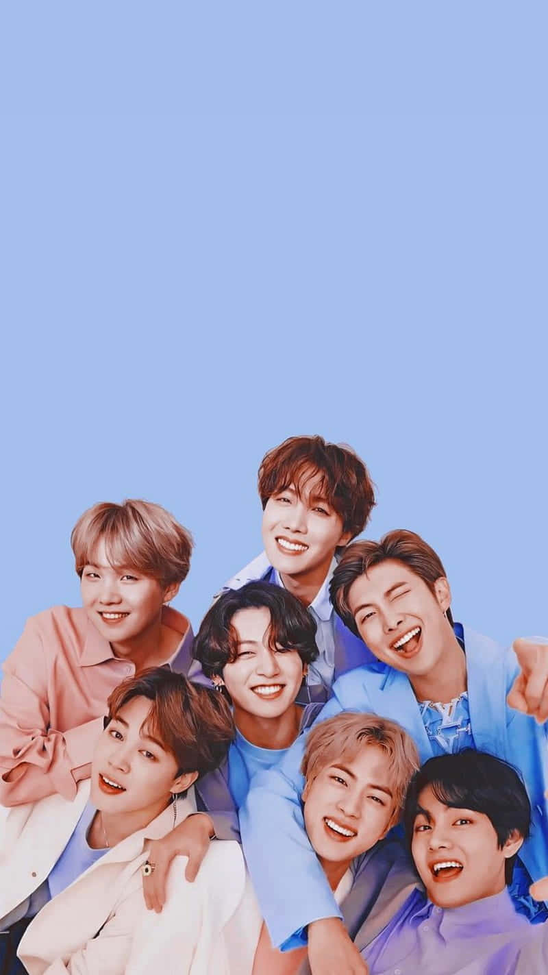 可愛いパステルBTSフォトシュート 壁紙