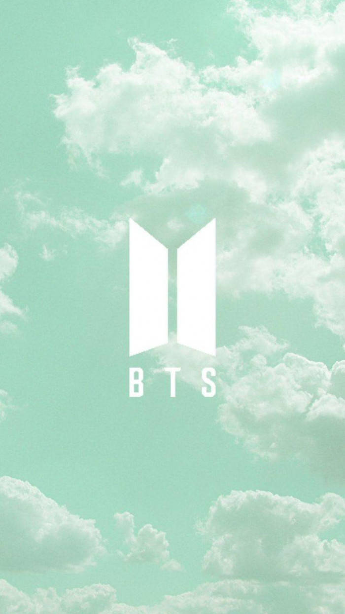BTS パステルグリーンの美的壁紙 壁紙