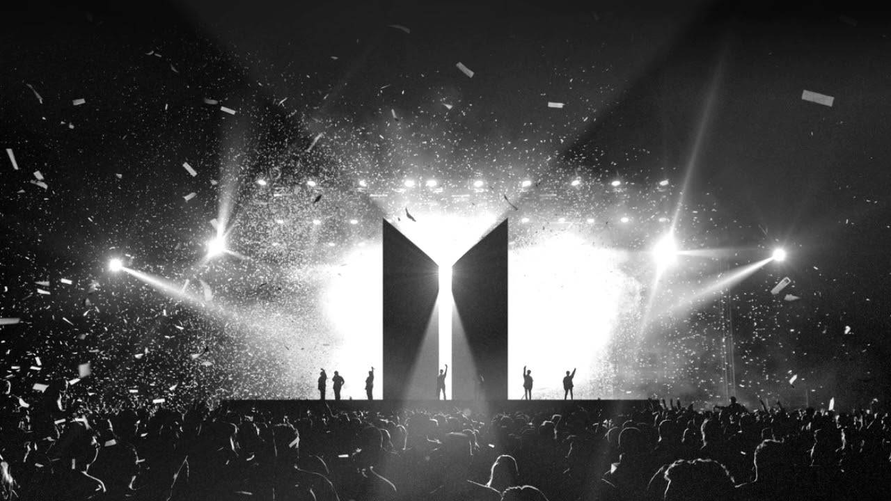 BTSコンサート BTSロゴシルエット 壁紙