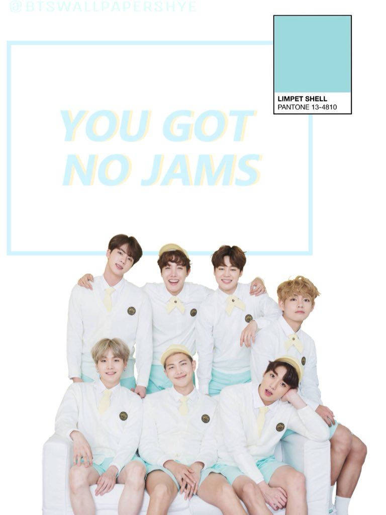 BTS ノー・ジャム アート風 壁紙