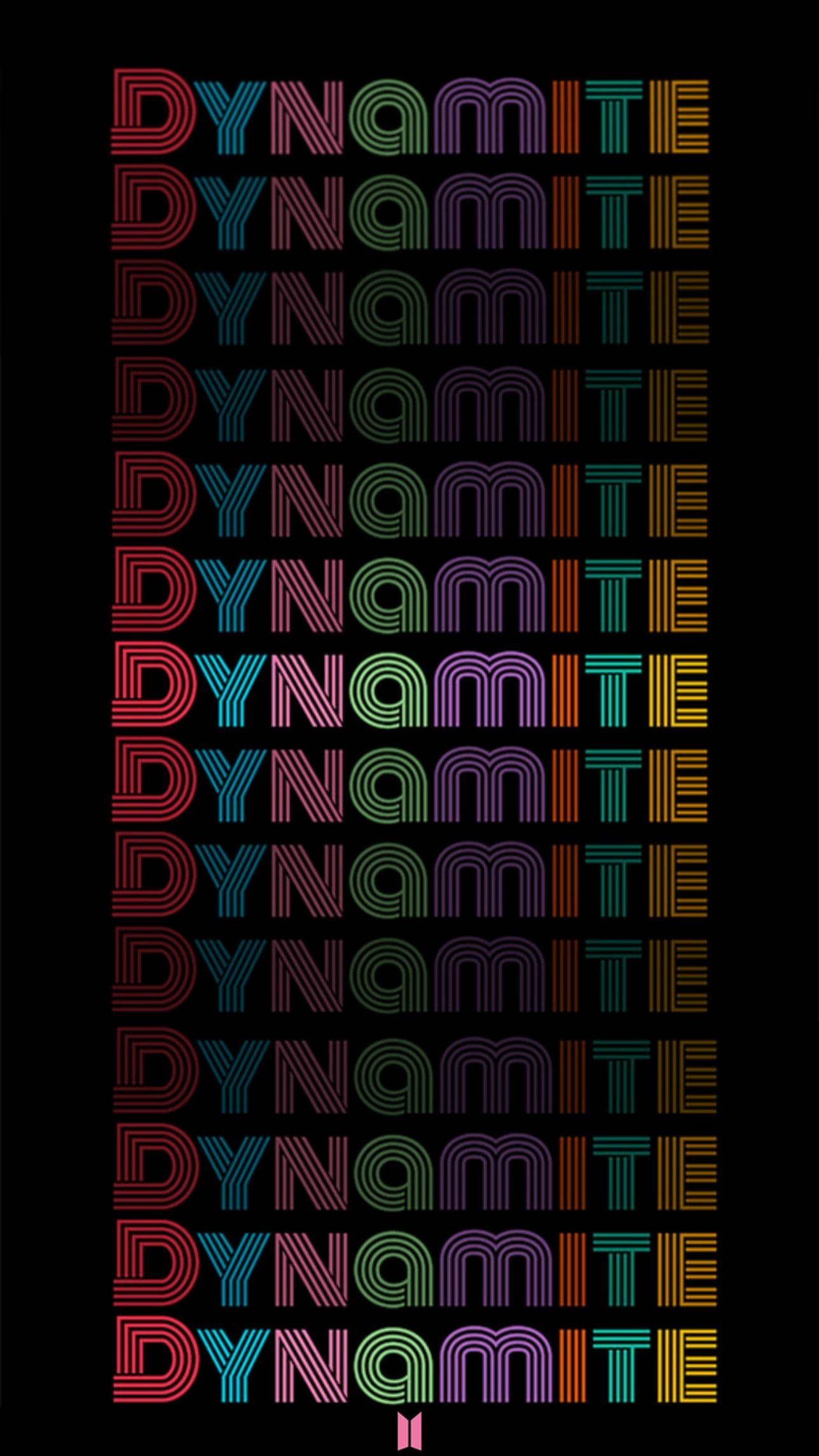 クールな黒 BTS Dynamite 電話 壁紙