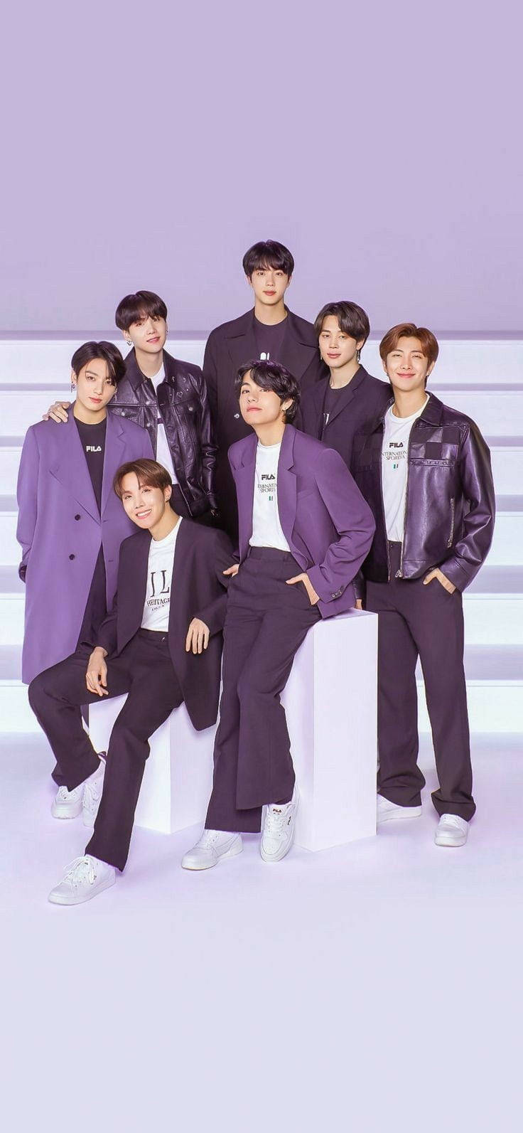 BTSフォトシュート パープルエステティック 壁紙