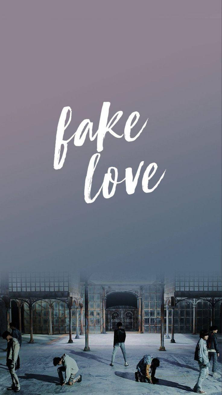 BTS Fake Love グラデーションフェード 壁紙