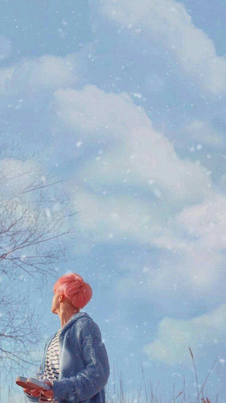 BTSジミンがハートを持つ美しい写真 壁紙