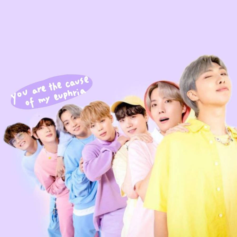 カラフルBTSキュートなエステティック 壁紙