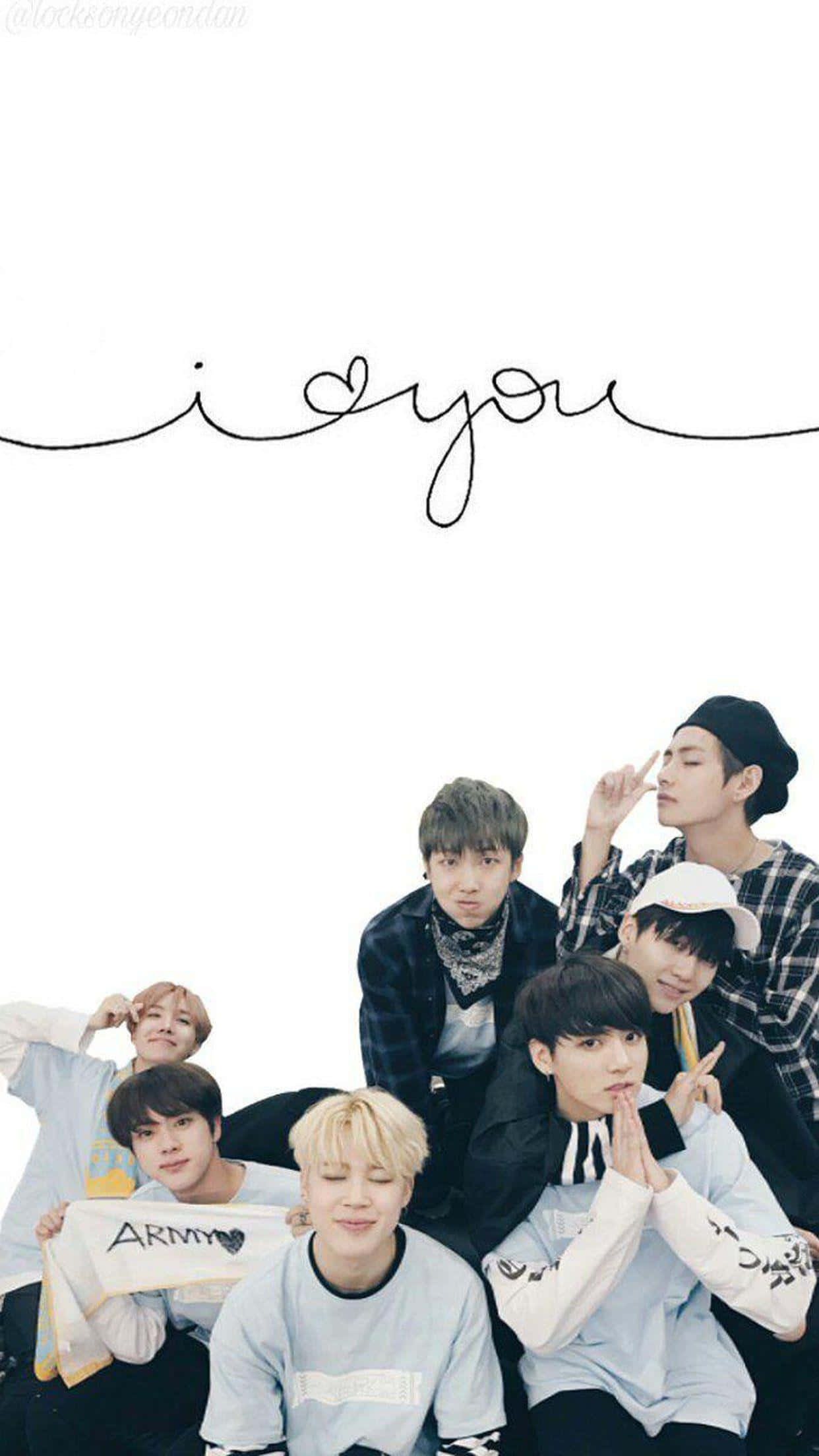 BTS ラブ iPhone 壁紙