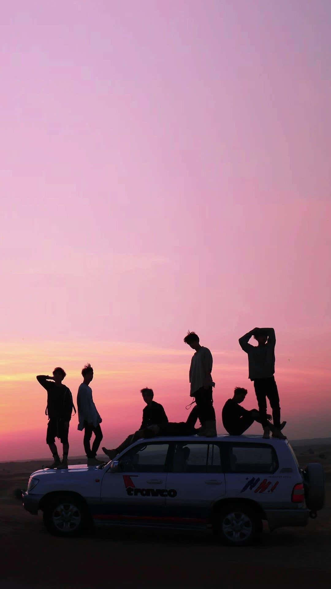 BTS 紫空 iPhone 壁紙