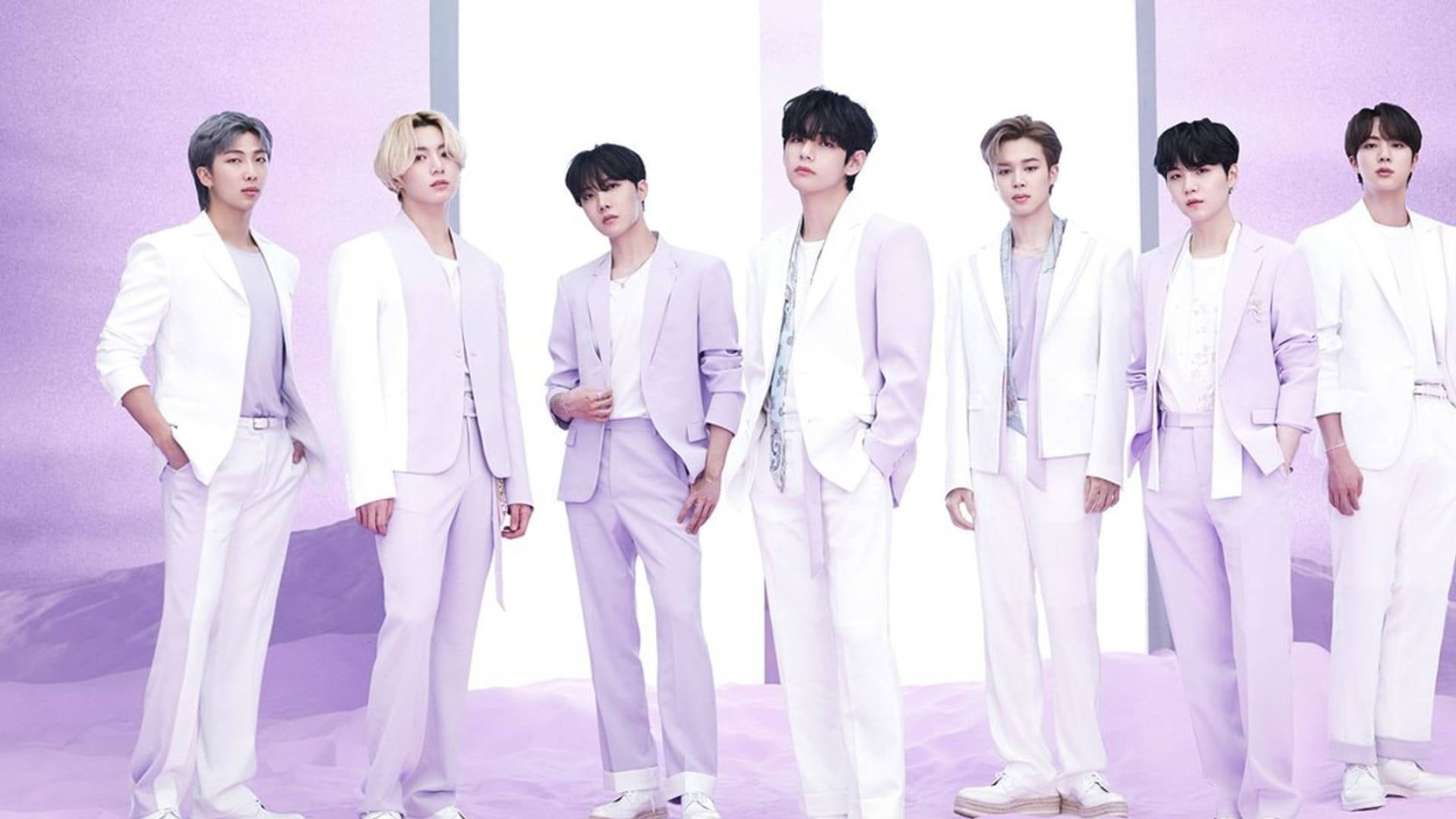 BTS K-Pop パステルパープル 壁紙