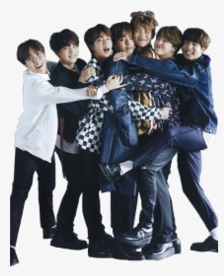かわいいBTSのメンバーが抱き合っている 壁紙