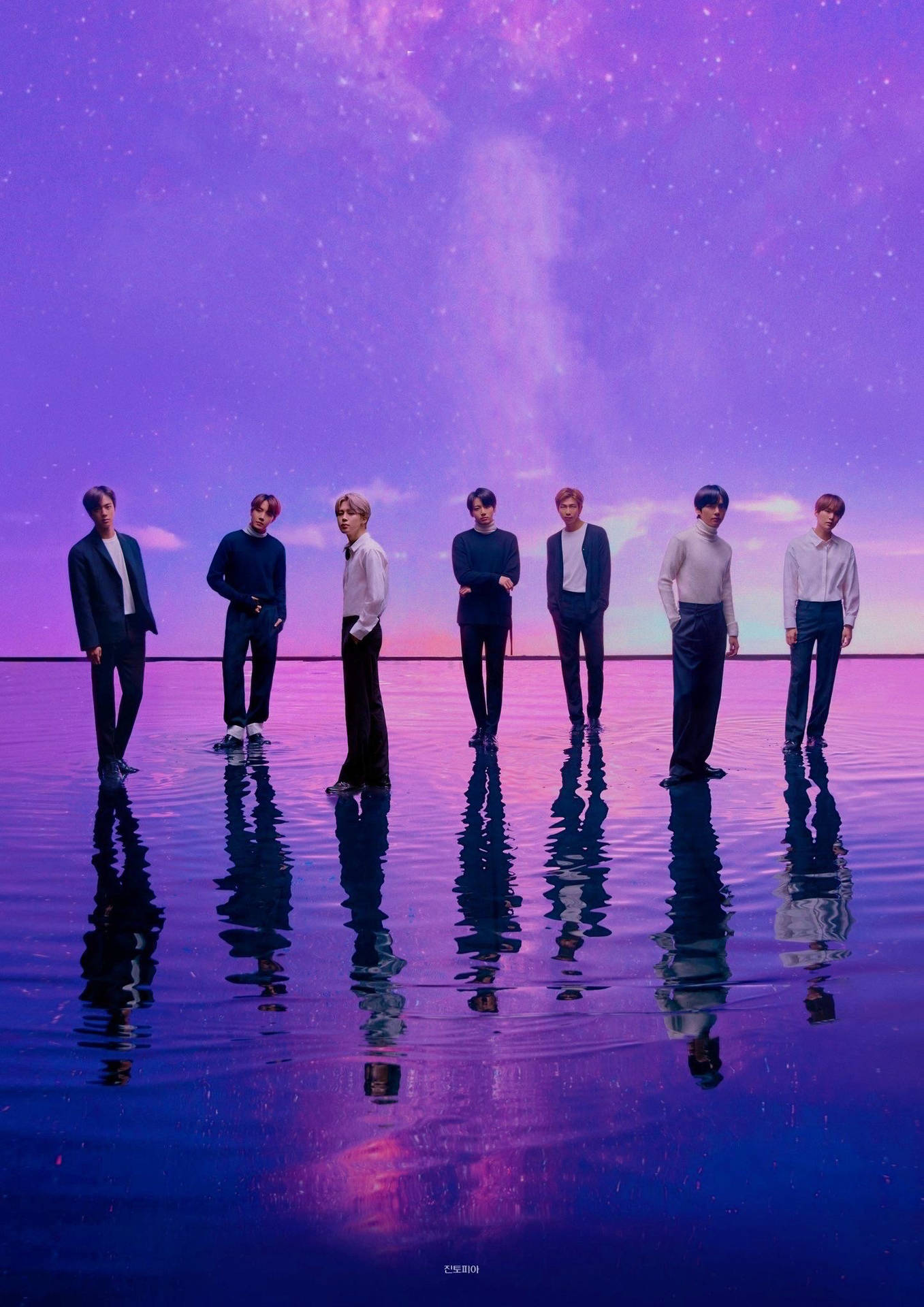 BTS OT7 パステルパープルの壁紙 — パステルパープル 壁紙