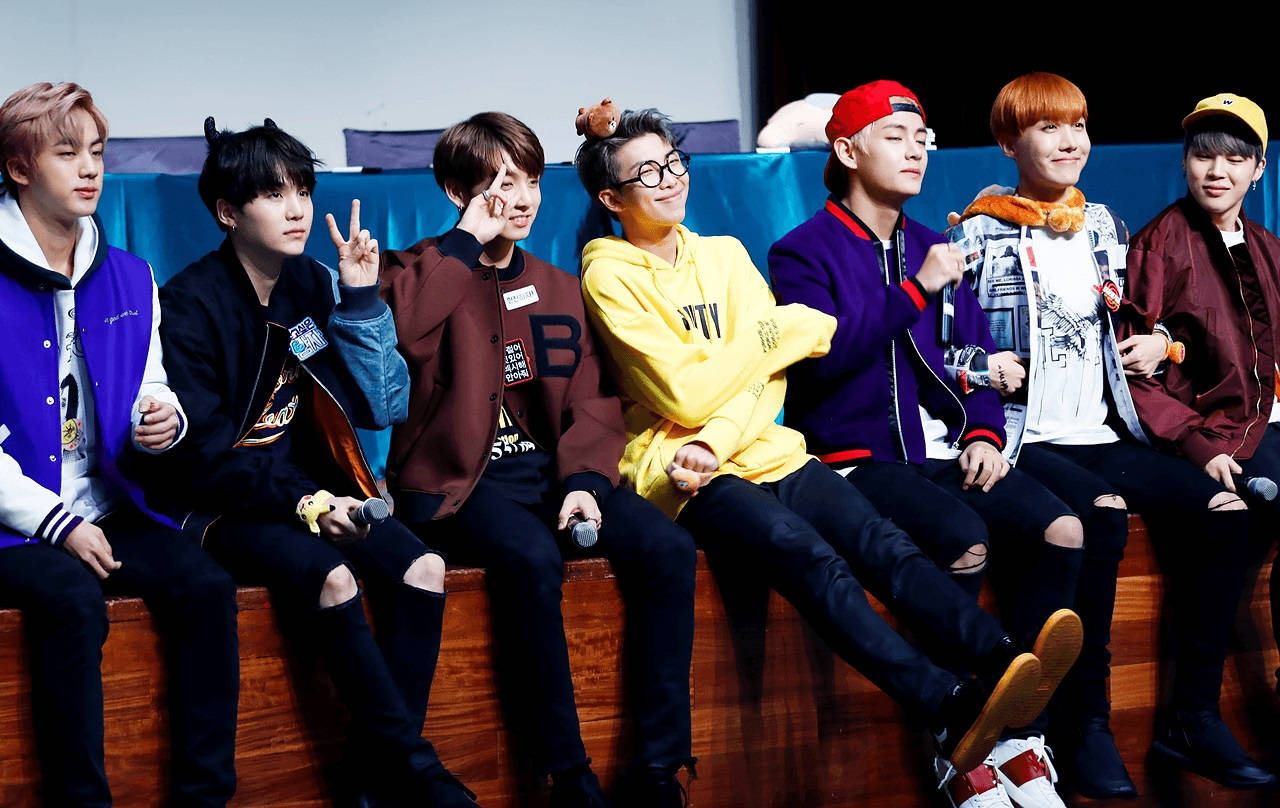 可愛いBTSのファンミート 壁紙