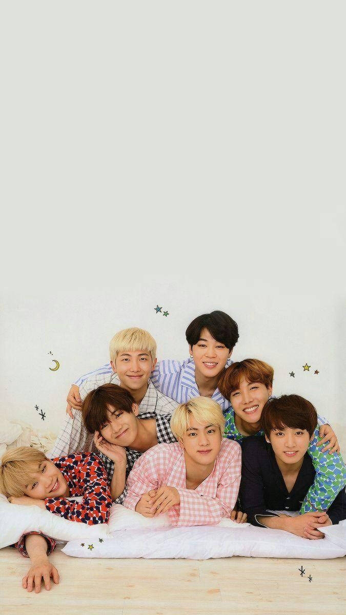 可愛いBTSのパジャマ姿 壁紙