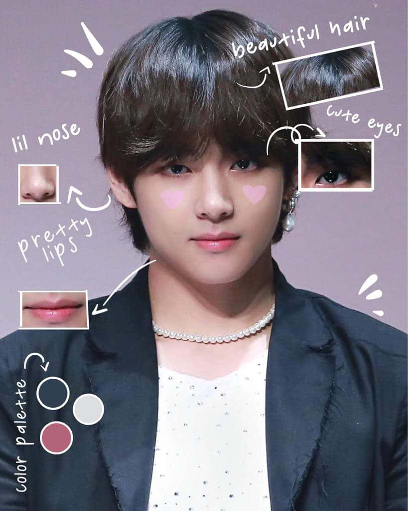 BTS Vがカラフルで鮮やかなファッションで幸せを放つ 壁紙