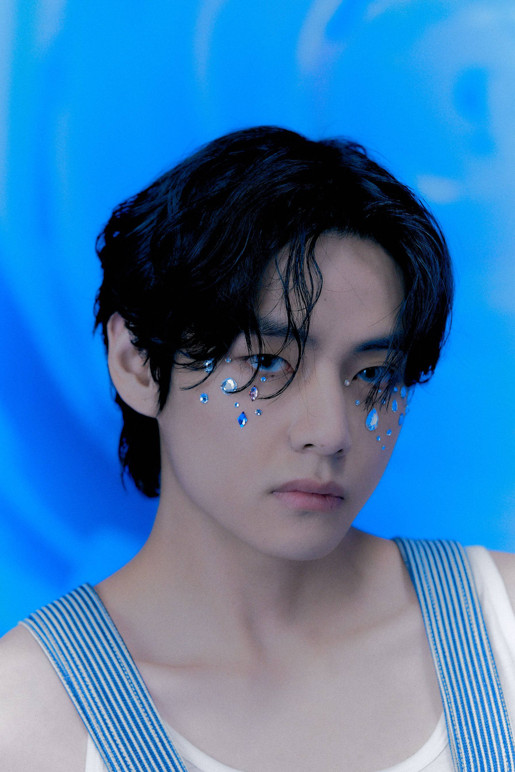 BTS V クリスタルステッカー 壁紙