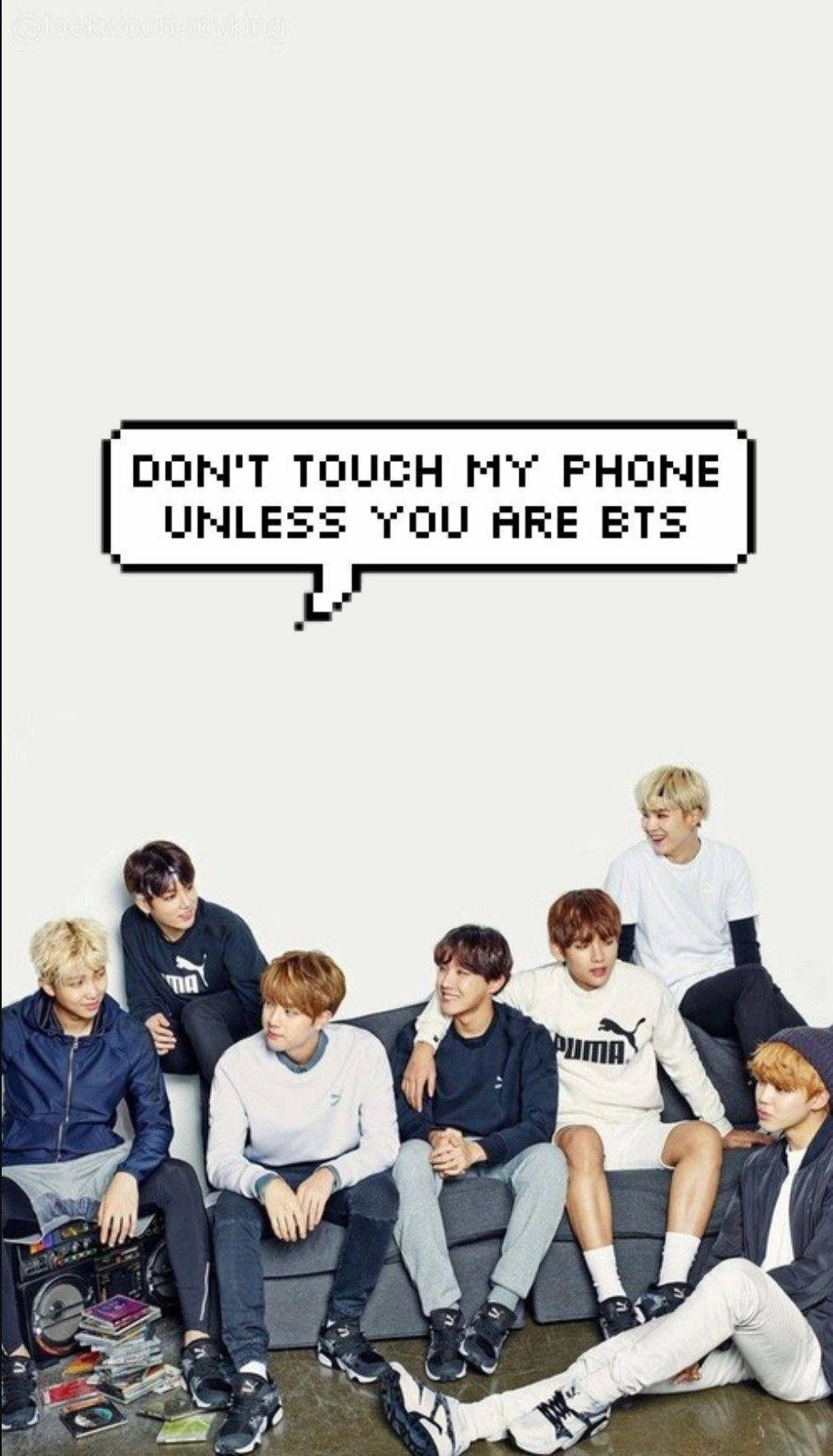 かわいいBTS吹き出し 壁紙