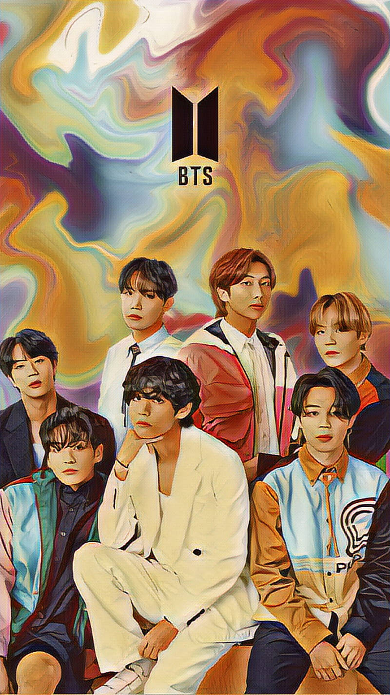 かわいいBTSの描き方キャンバス 壁紙