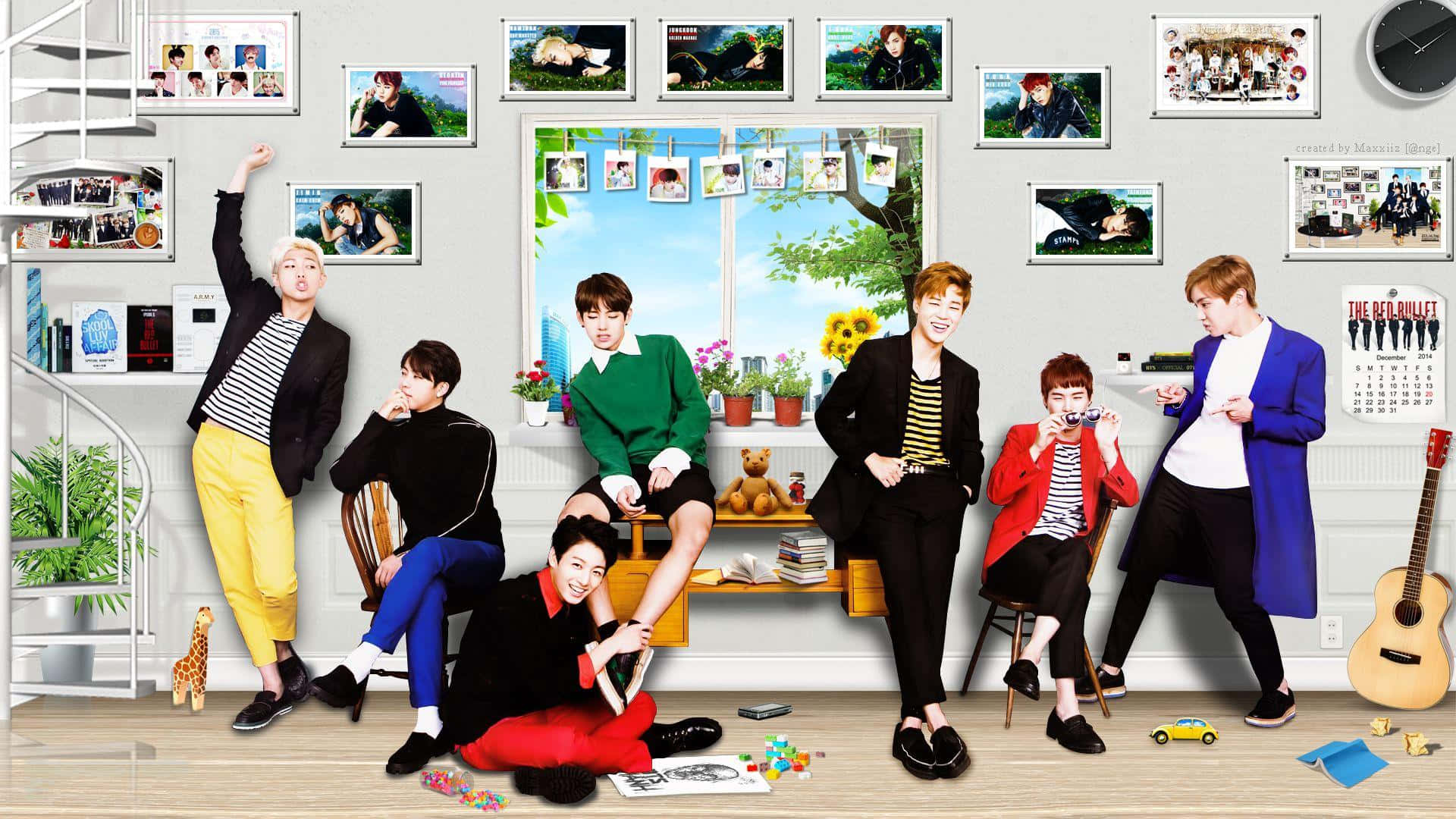 BTS アートな写真 壁紙