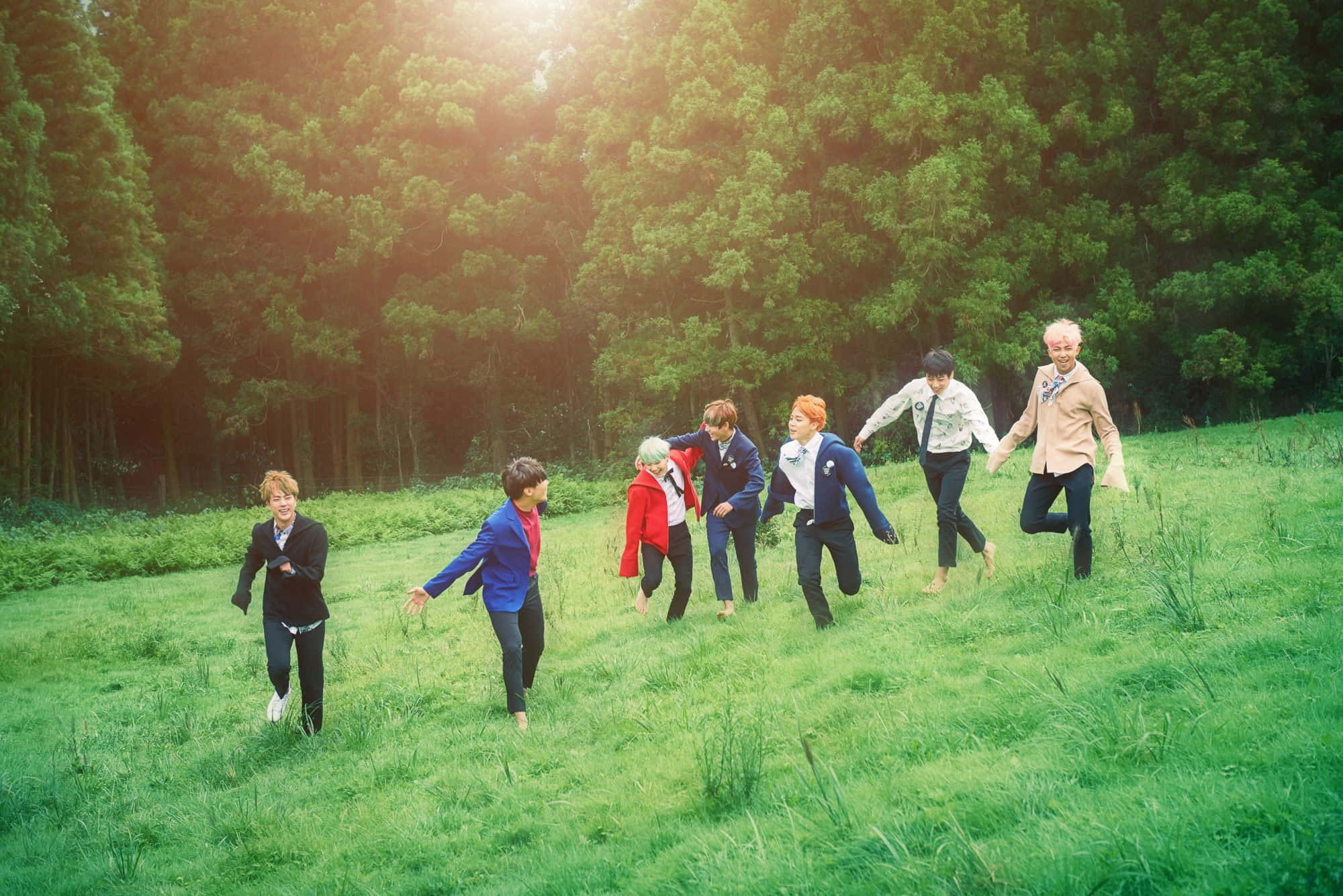 BTS アートな写真 壁紙