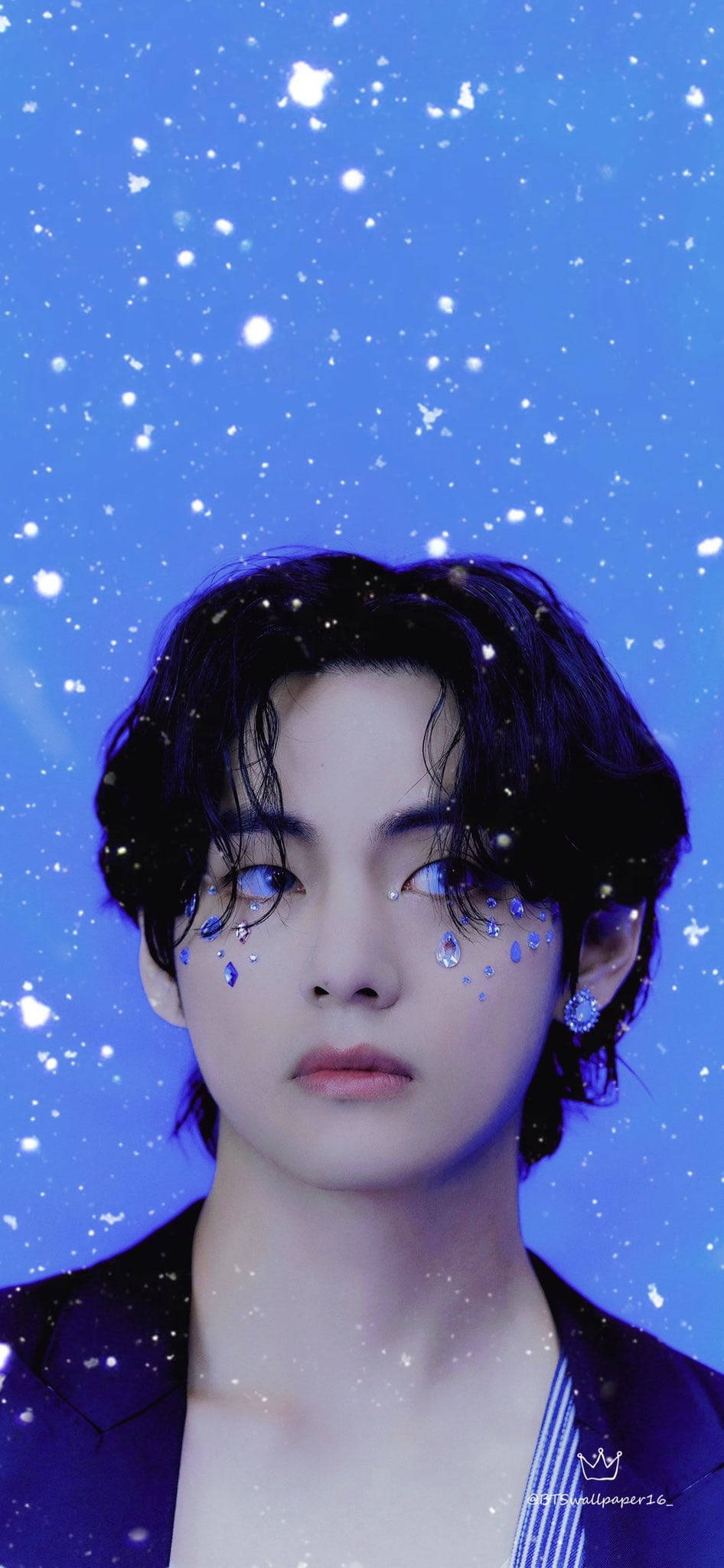 BTS テヒョン フェイスジュエル 壁紙