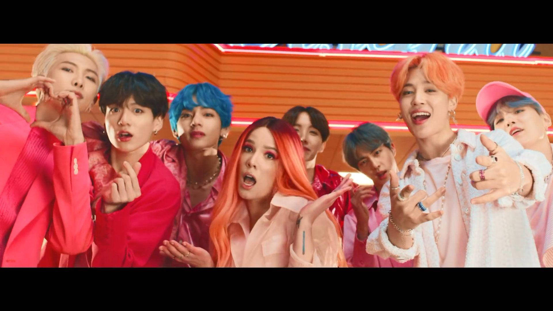 BTS＆ホールジー デスクトップ壁紙 壁紙