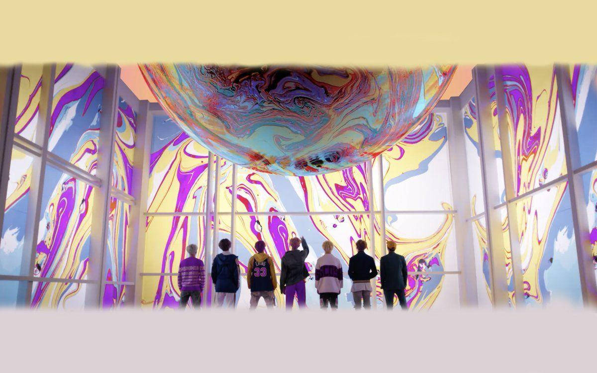 BTS リキッドマーブル デスクトップ壁紙 壁紙