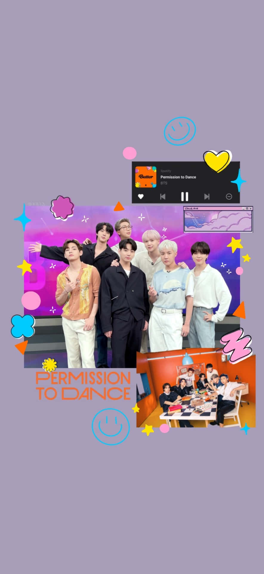 BTS『Permission to Dance』デビューアルバムカバー 壁紙